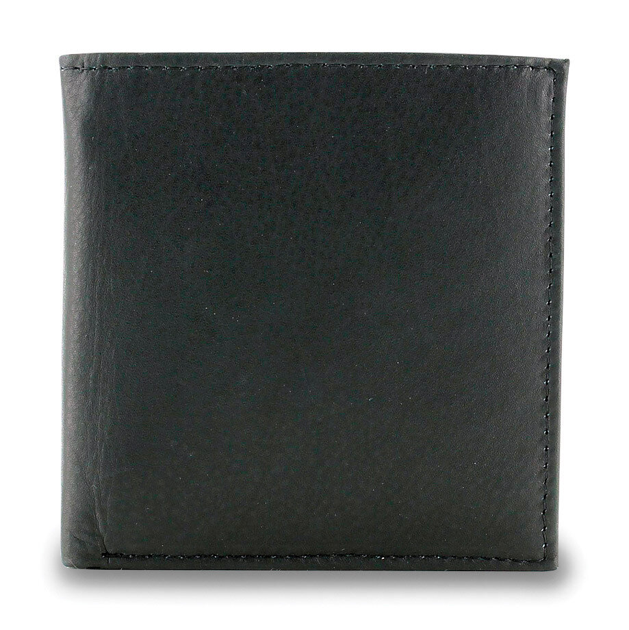 Black Leather Bi-fold Wallet with Fold-out Card Holders GM17695, MPN: GM17695, 892925156883