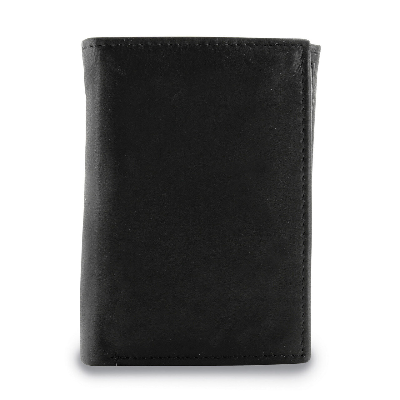 Black Leather Tri-fold Wallet GM17782