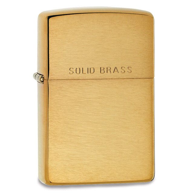 Zippo Brushed Solid Brass Lighter GM17836, MPN: GM17836, 0-41689-1005