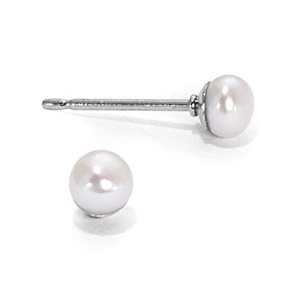 Freshwater Cultured Pearl Earrings with Gift Pouch Sterling Silver GM18012, MPN: GM18012,