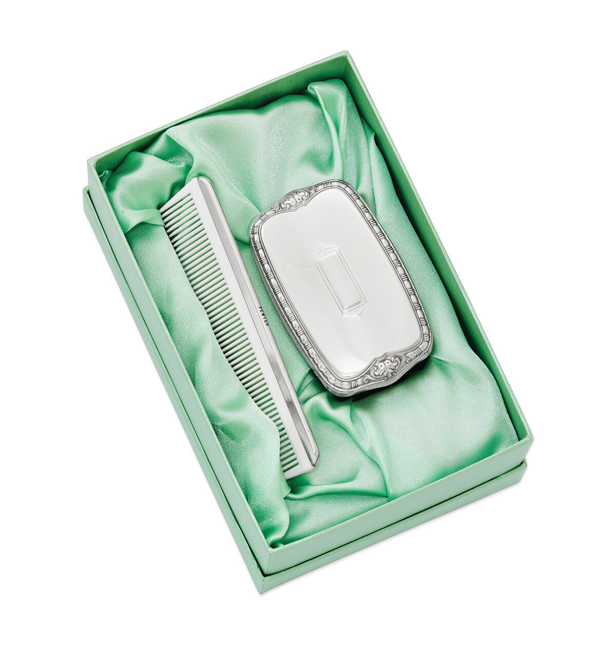Pewter Gift Boxed Shield Boys Comb and Brush Set GP8915, MPN: GP8915, 781642003498
