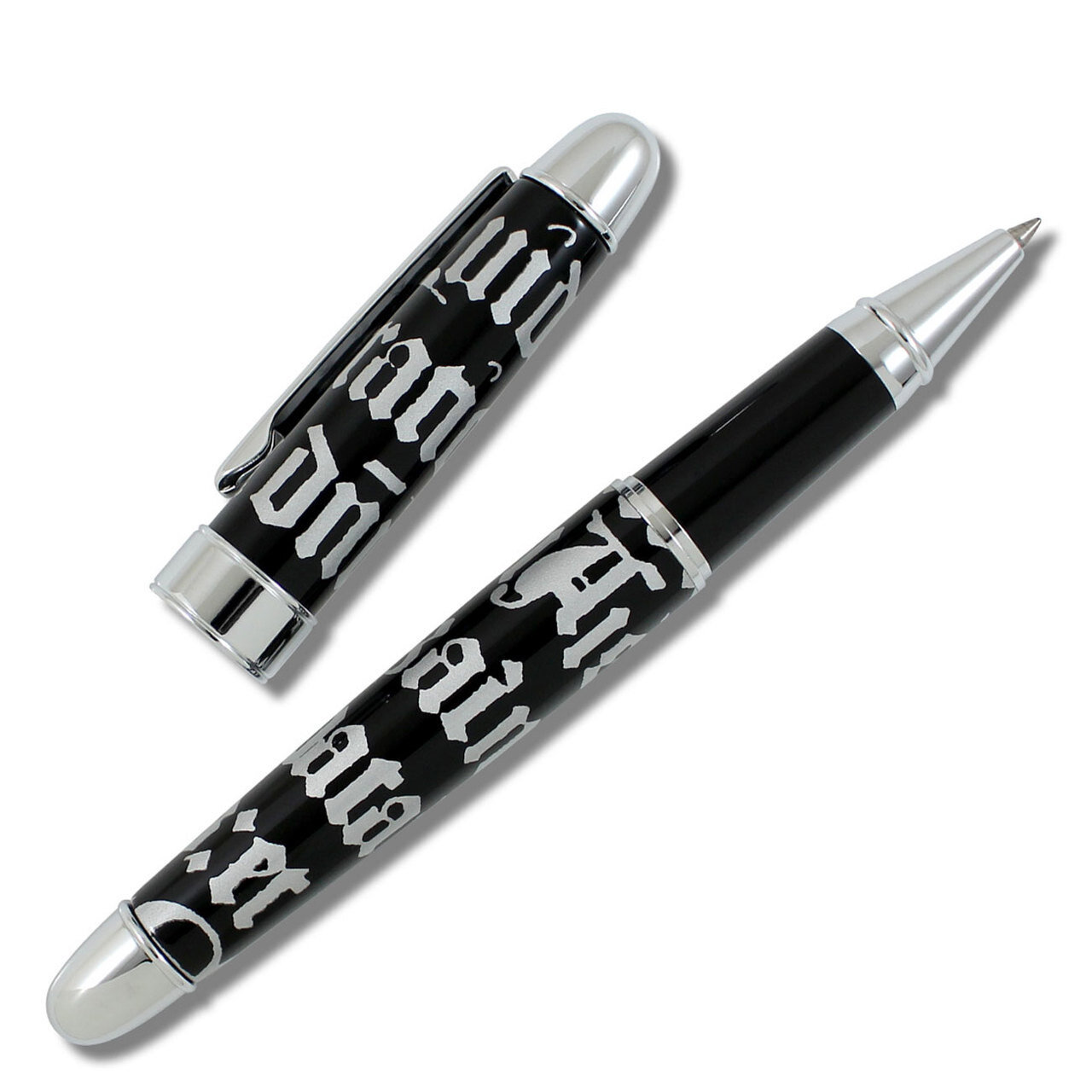 Acme Gothic Script Silver Ballpoint Pen, MPN: PRD36BP