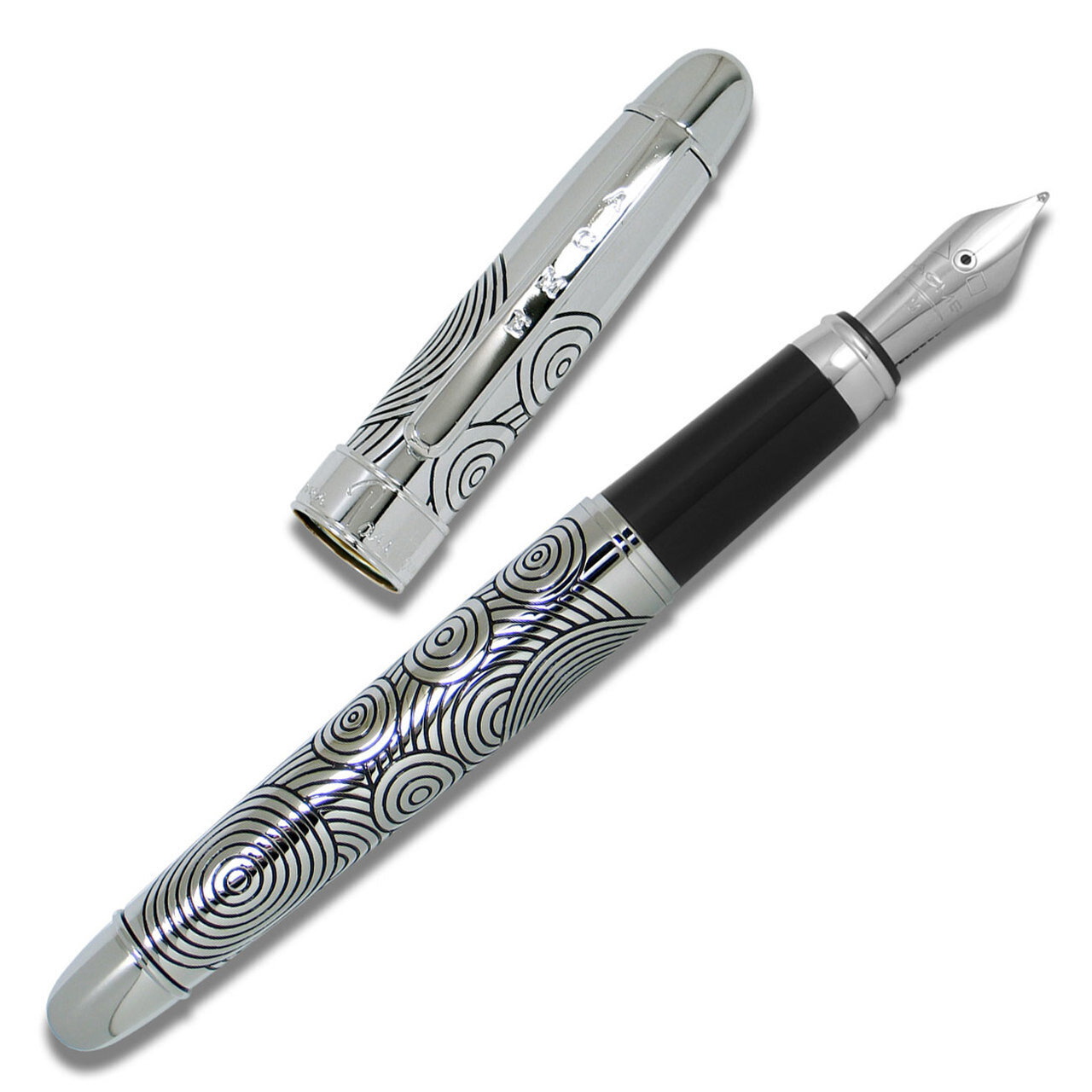 Acme Circles Etched Fountain Pen