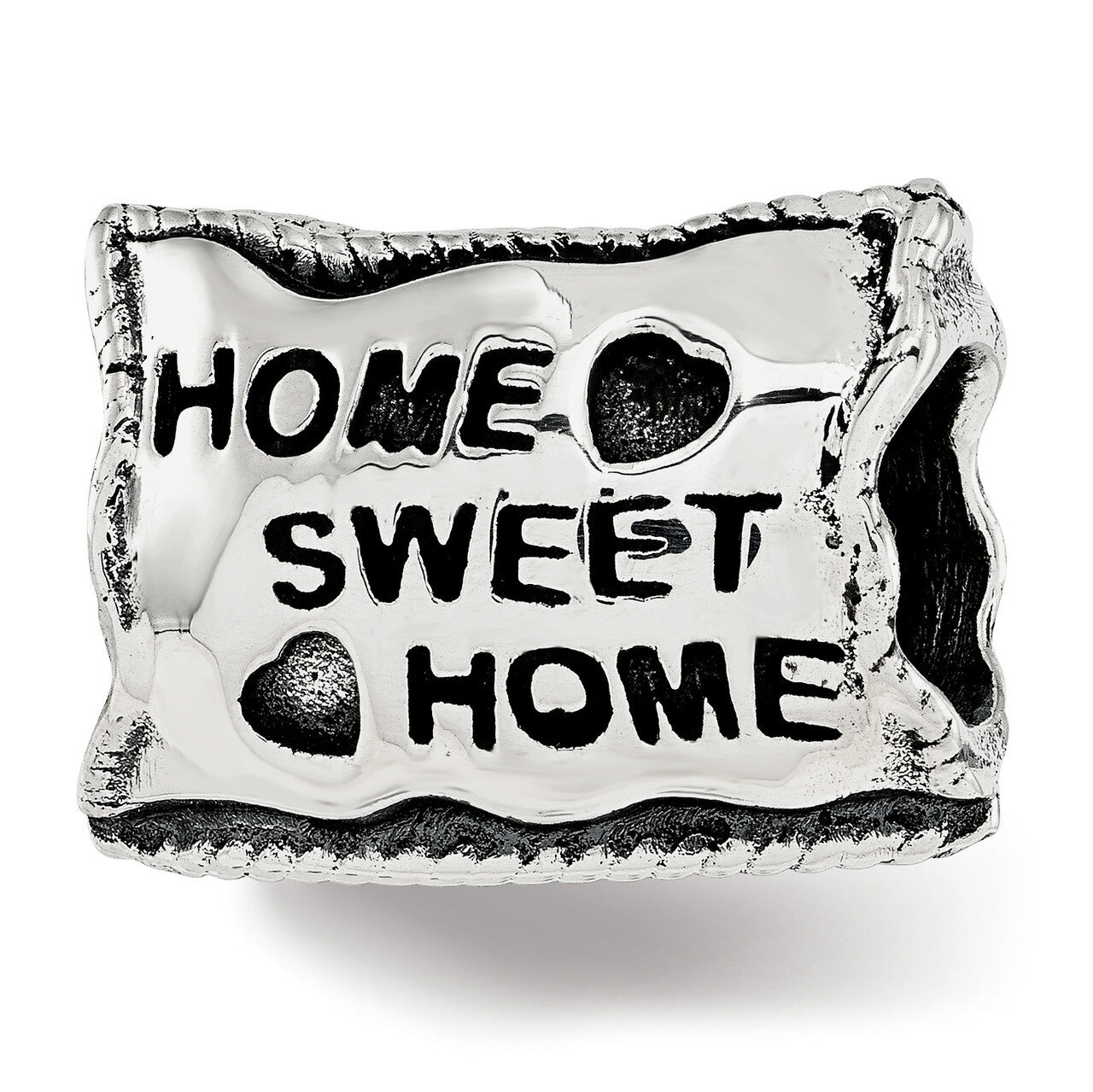 Home Sweet Home Bead Sterling Silver QRS3809, MPN: QRS3809,