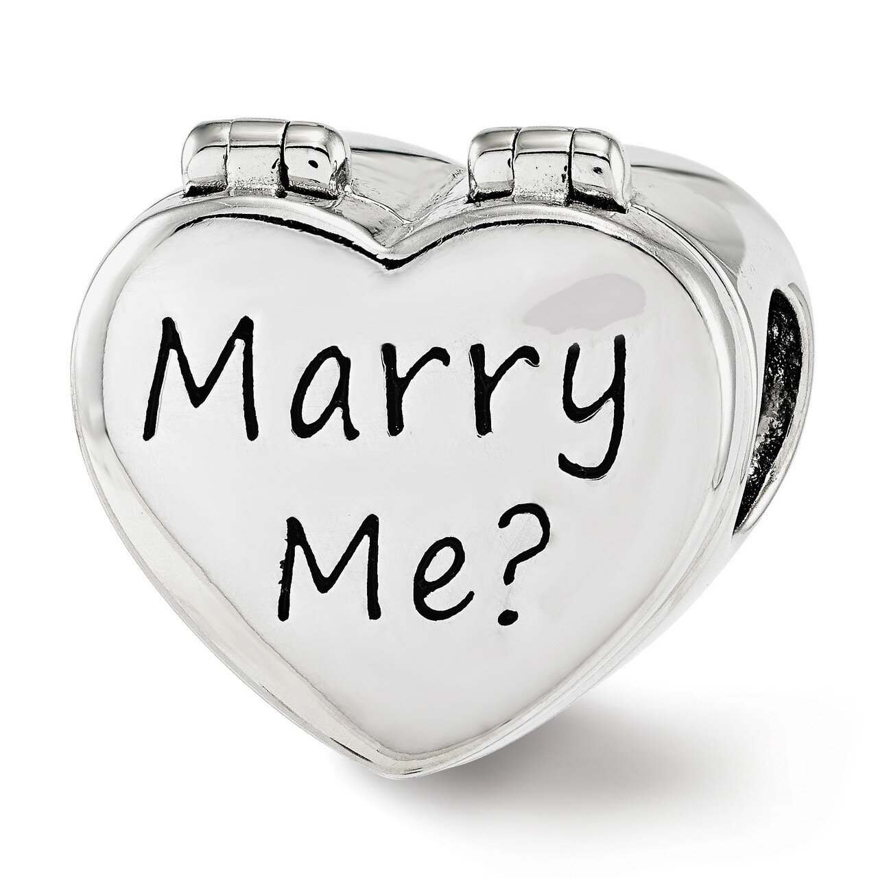 Enamel Swarovski Marry Me Heart Bead Sterling Silver QRS3855, MPN: QRS3855, 191101789021
