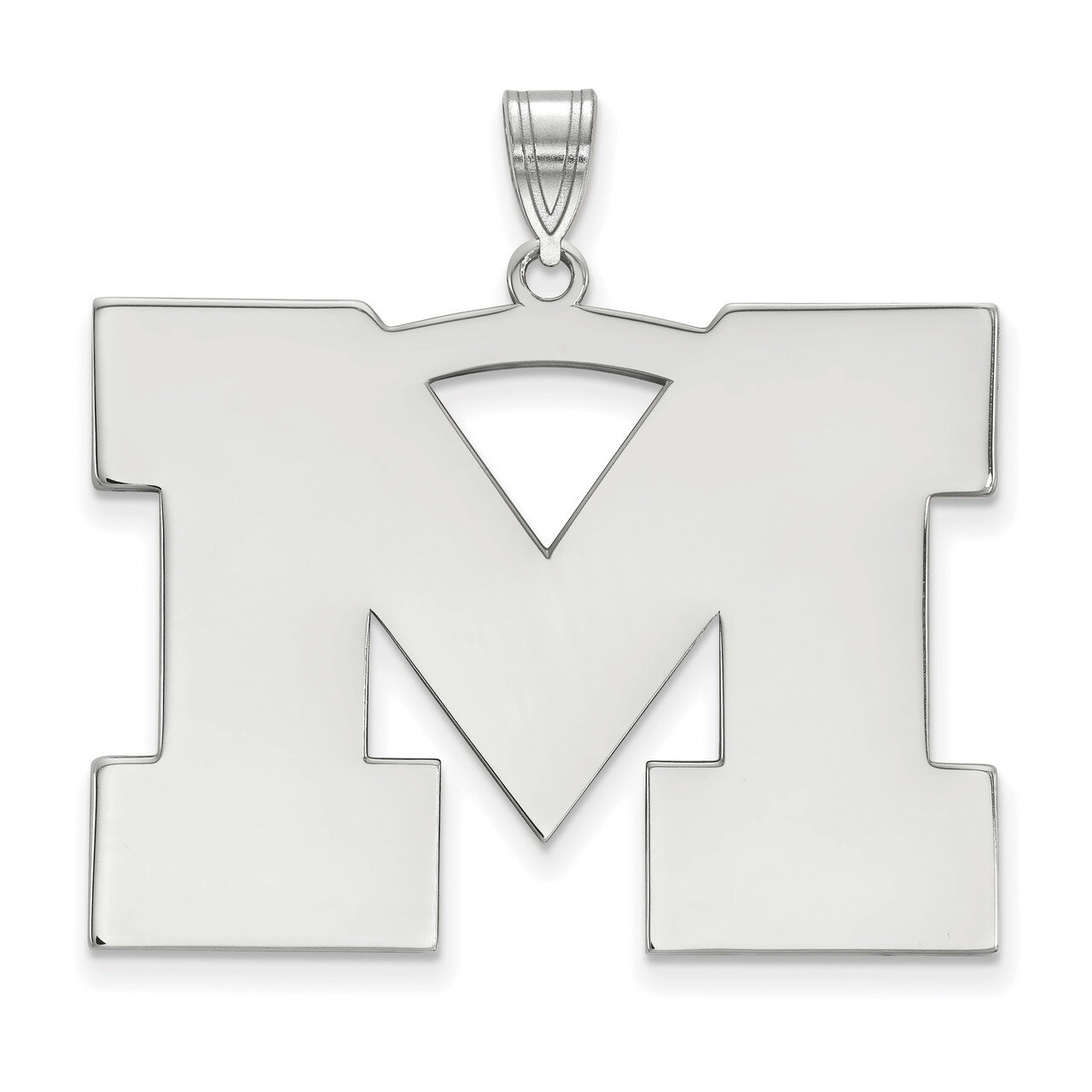 Michigan University of x-Large Pendant 10k White Gold 1W005UM, MPN: 1W005UM, 886774774022