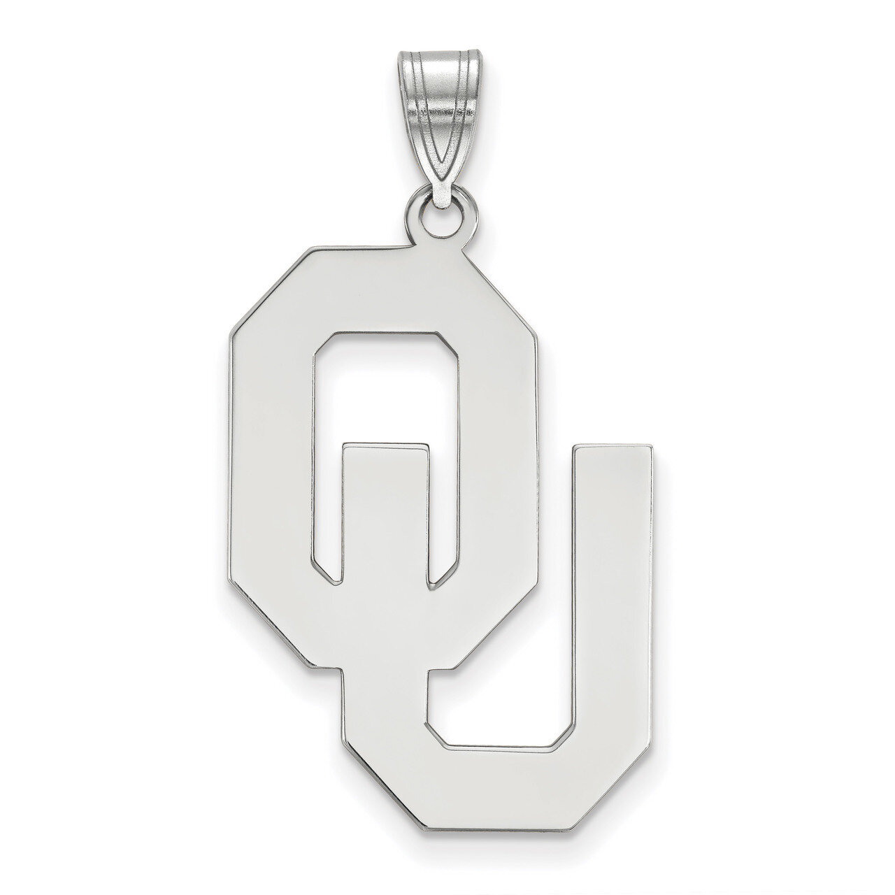University of Oklahoma x-Large Pendant 10k White Gold 1W005UOK, MPN: 1W005UOK, 886774774121