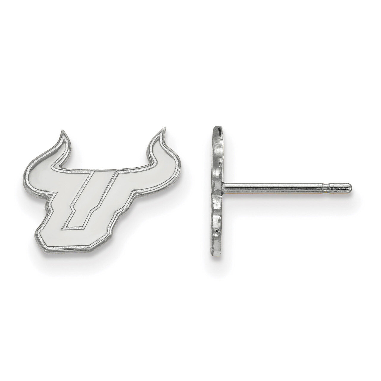 University of South Florida x-Small Post Earrings 10k White Gold 1W007USFL, MPN: 1W007USFL, 1911010…