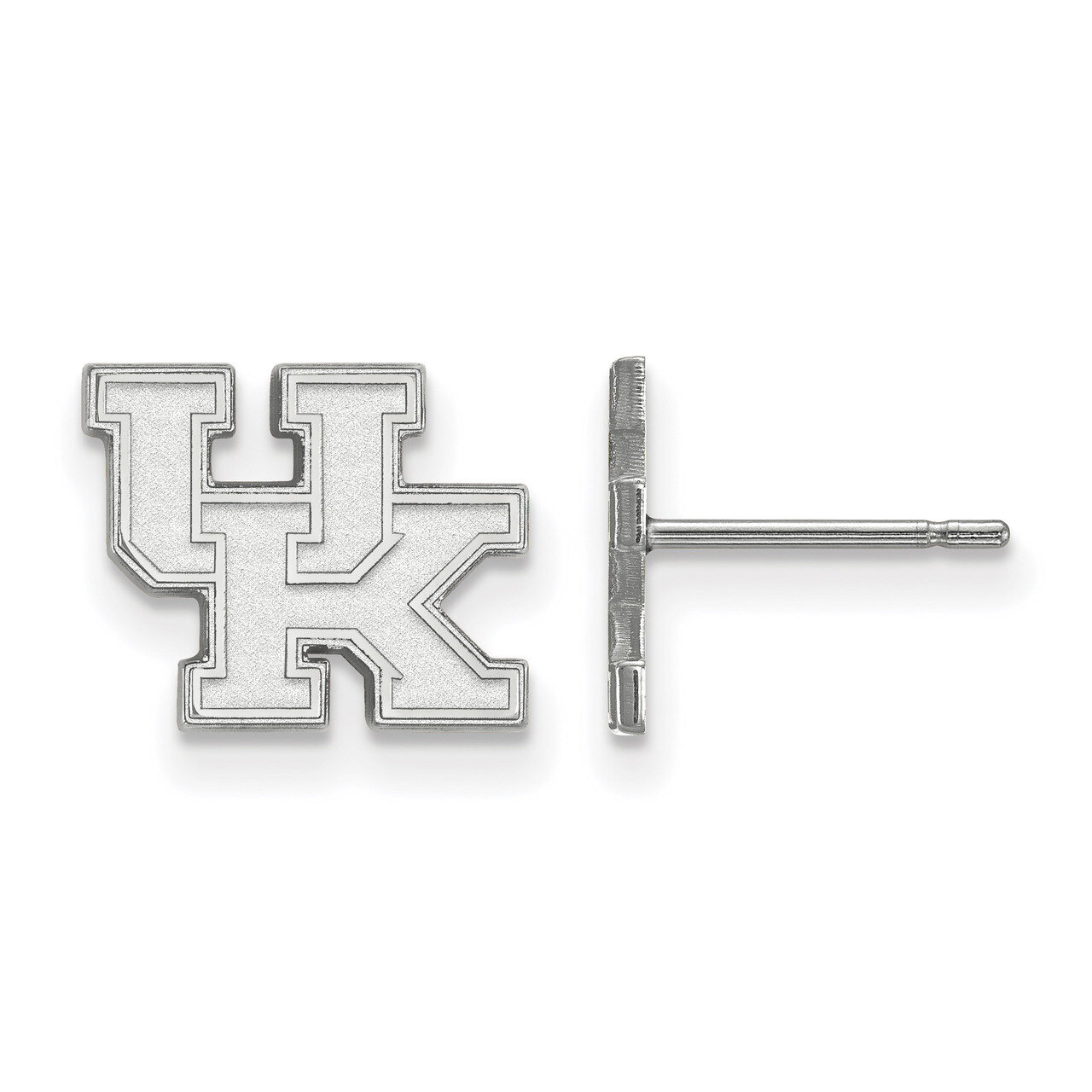 University of Kentucky x-Small Post Earrings 10k White Gold 1W008UK, MPN: 1W008UK, 191101095818