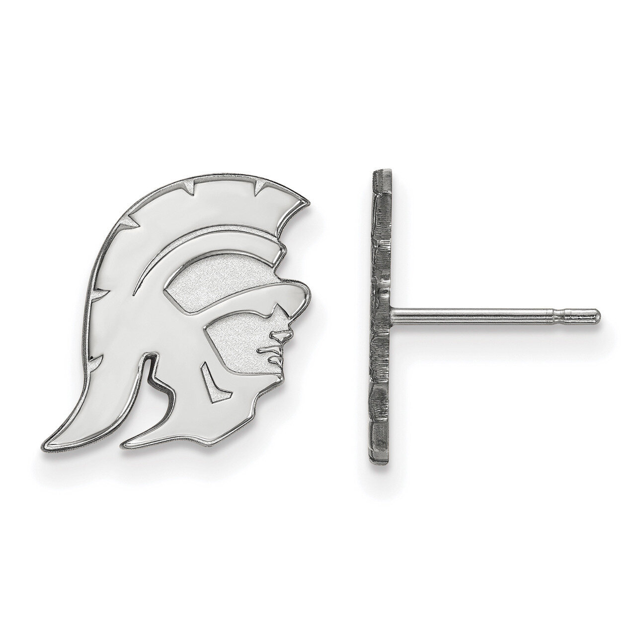 University of Southern California Small Post Earring 10k White Gold 1W026USC, MPN: 1W026USC, 191101…