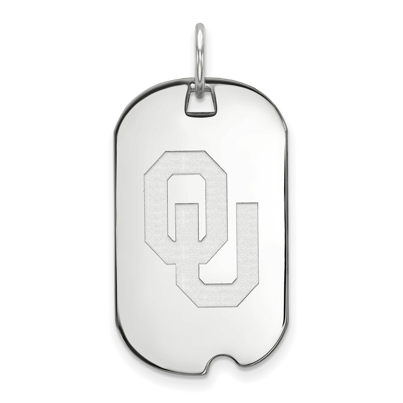 University of Oklahoma Small Dog Tag 10k White Gold 1W028UOK, MPN: 1W028UOK, 886774785356