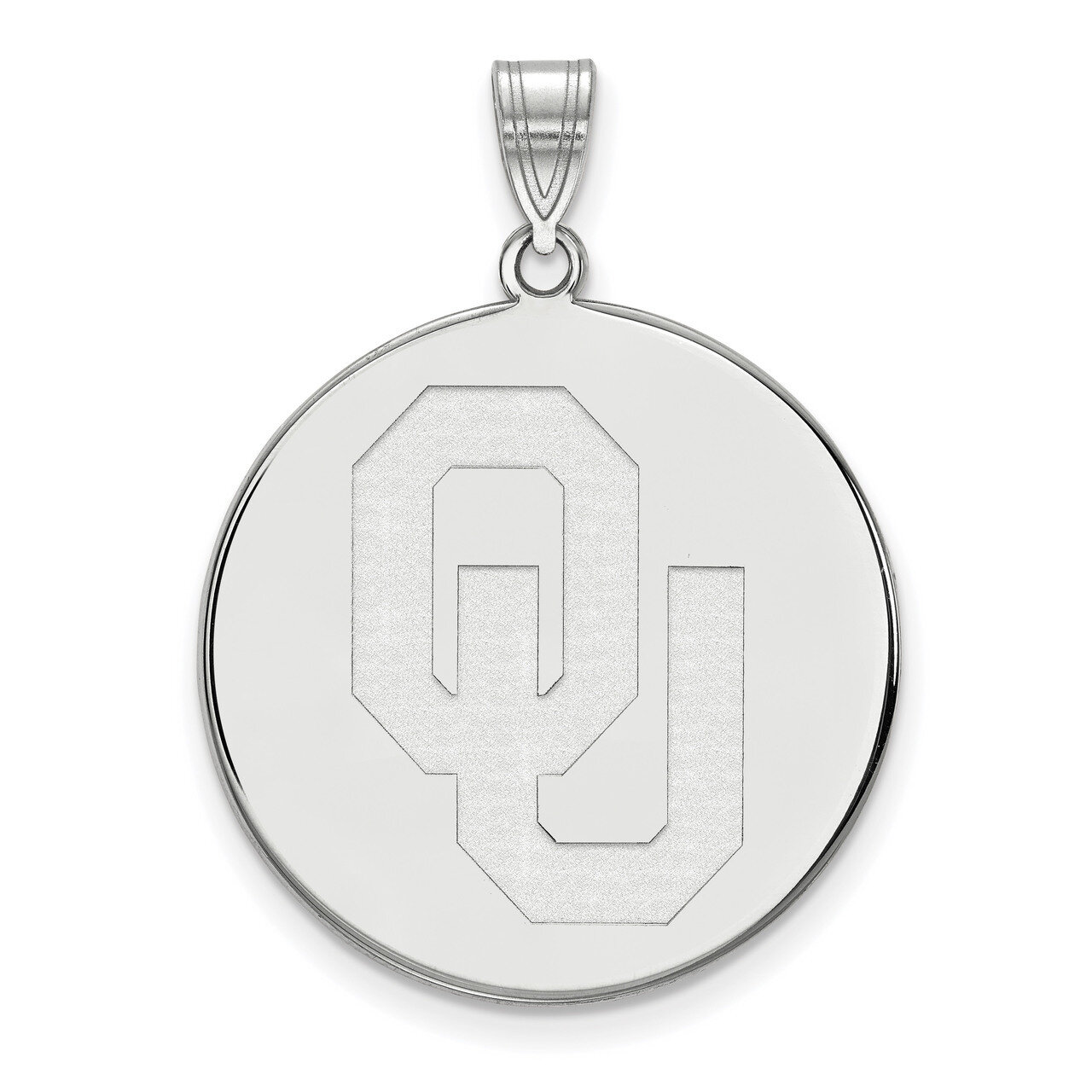 Oklahoma x-Large Disc Pendant 10k White Gold 1W040UOK, MPN: 1W040UOK, 886774787237