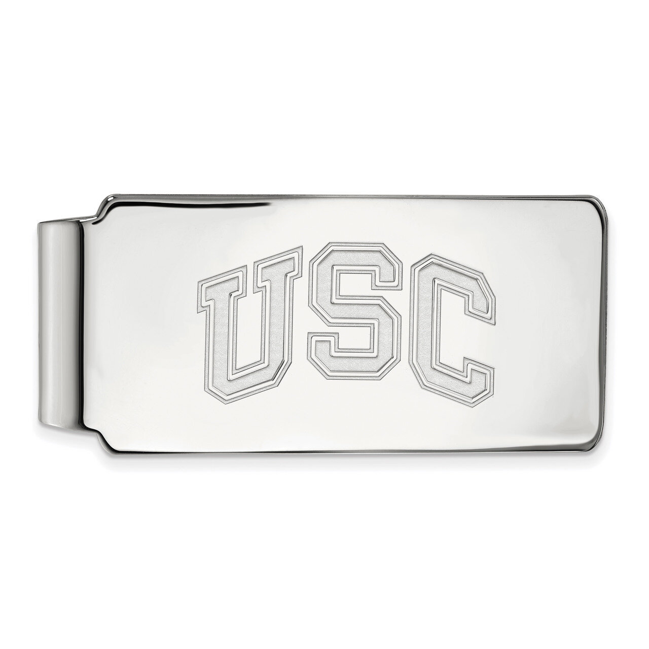 University of Southern California Money Clip 10k White Gold 1W040USC