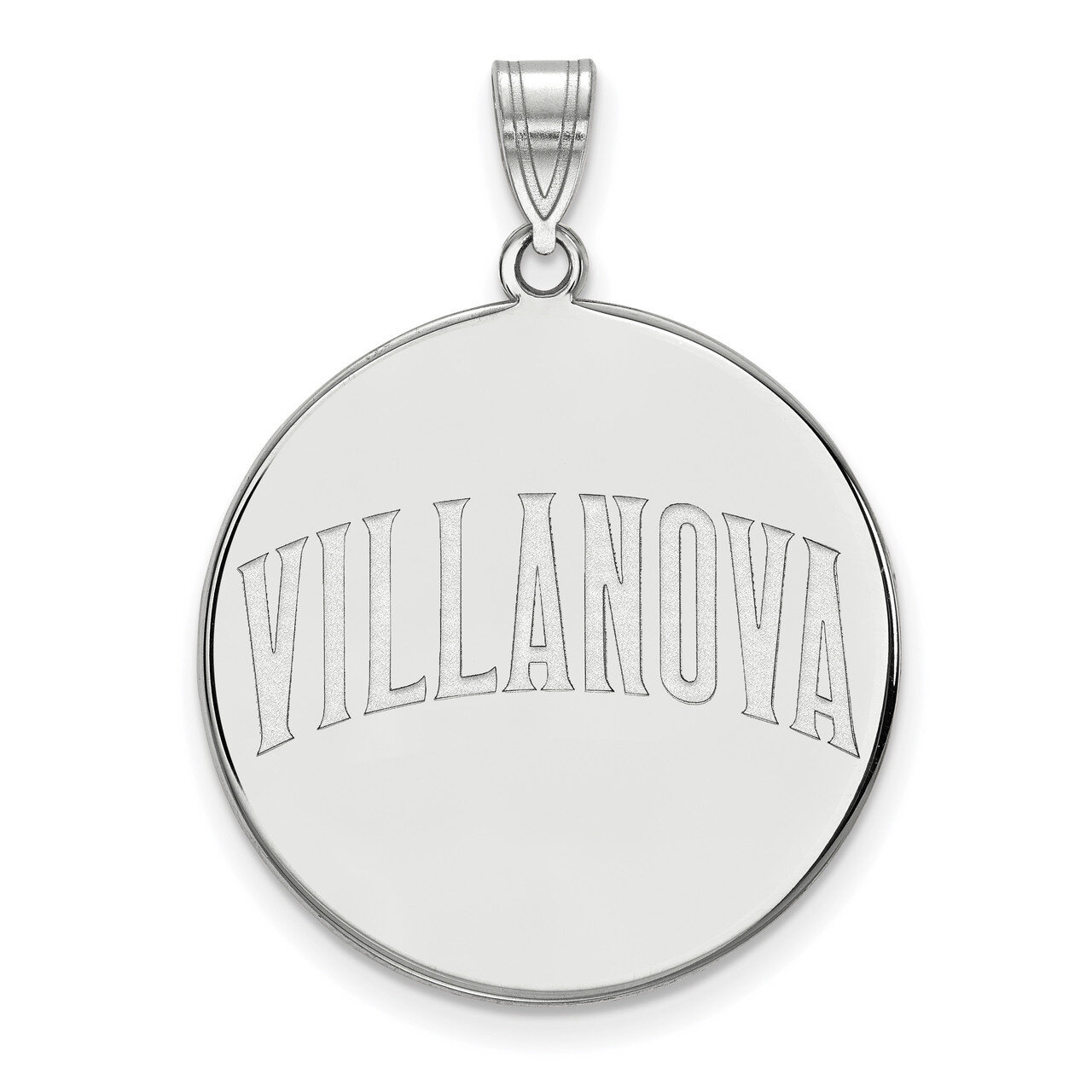 Villanova University x-Large Disc Pendant 10k White Gold 1W046VIL, MPN: 1W046VIL, 886774789194
