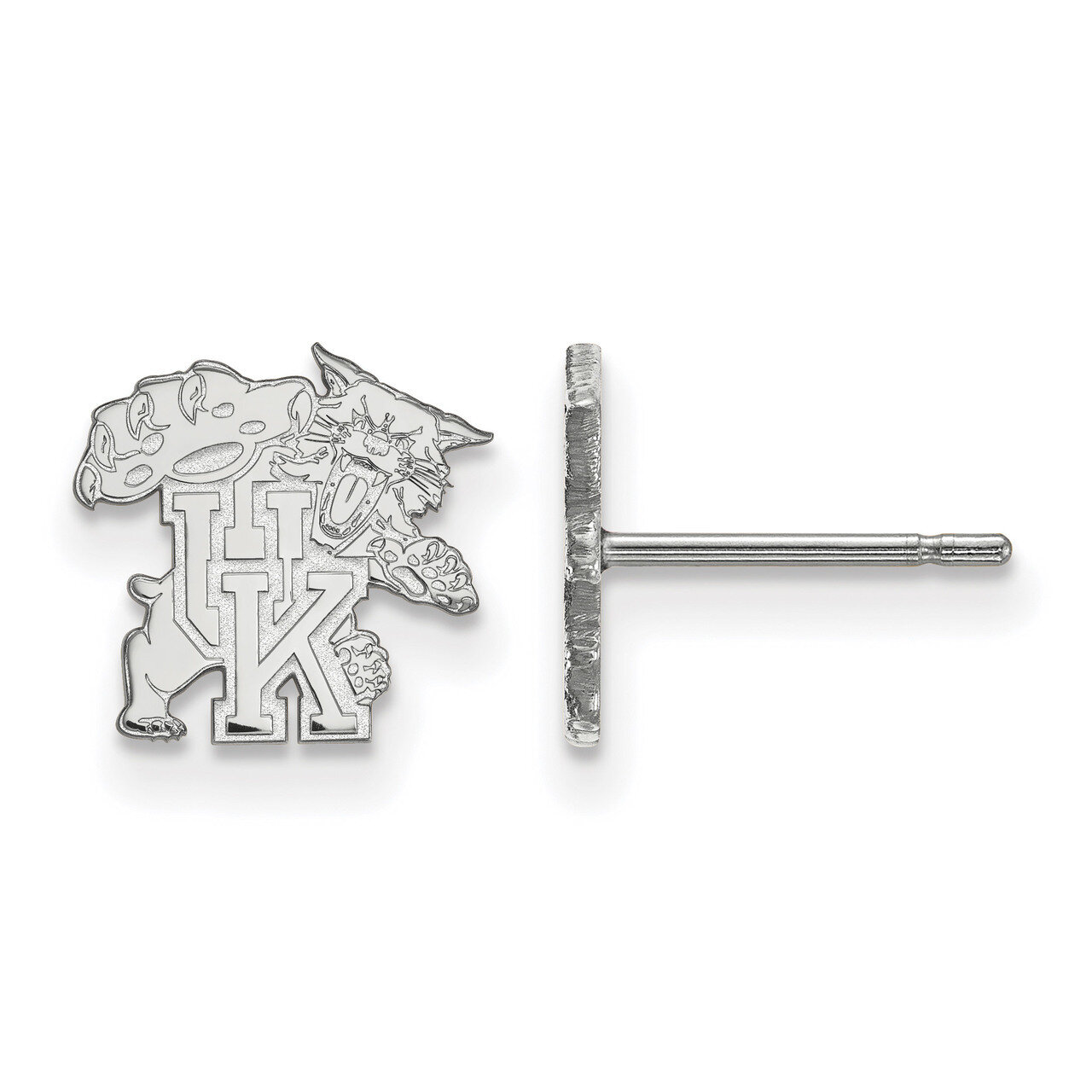 University of Kentucky x-Small Post Earrings 10k White Gold 1W050UK, MPN: 1W050UK, 191101095825