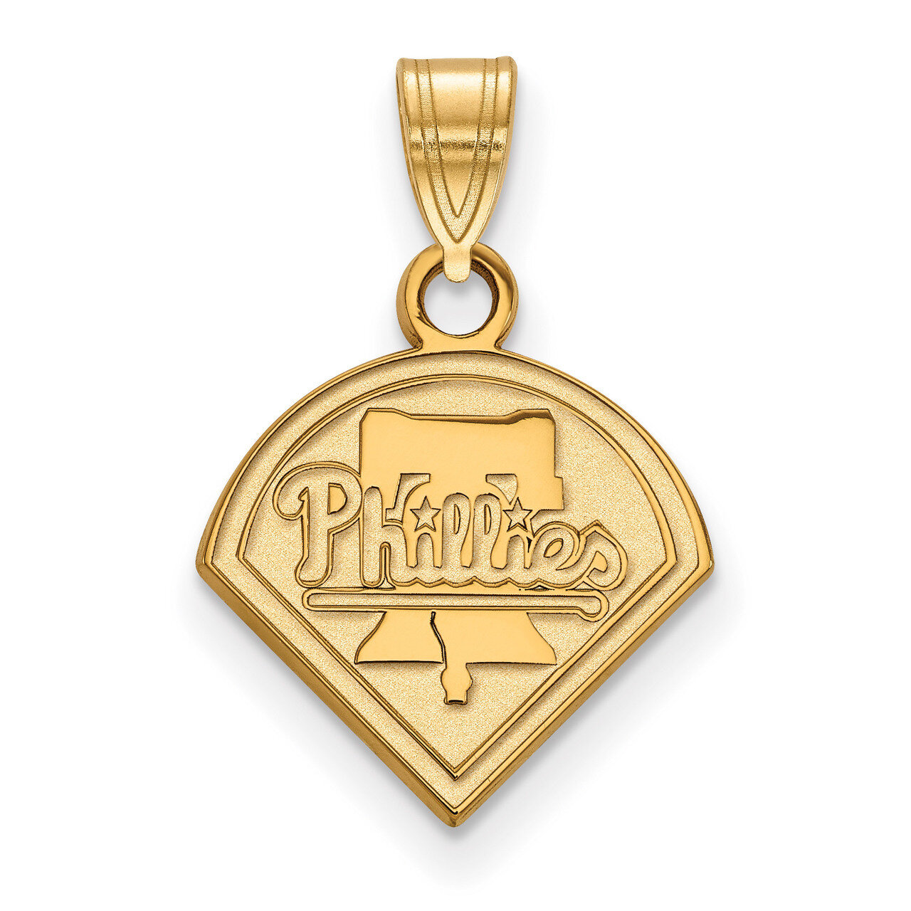 MLB Philadelphia Phillies Small Pendant 10k Yellow Gold 1Y001PHI