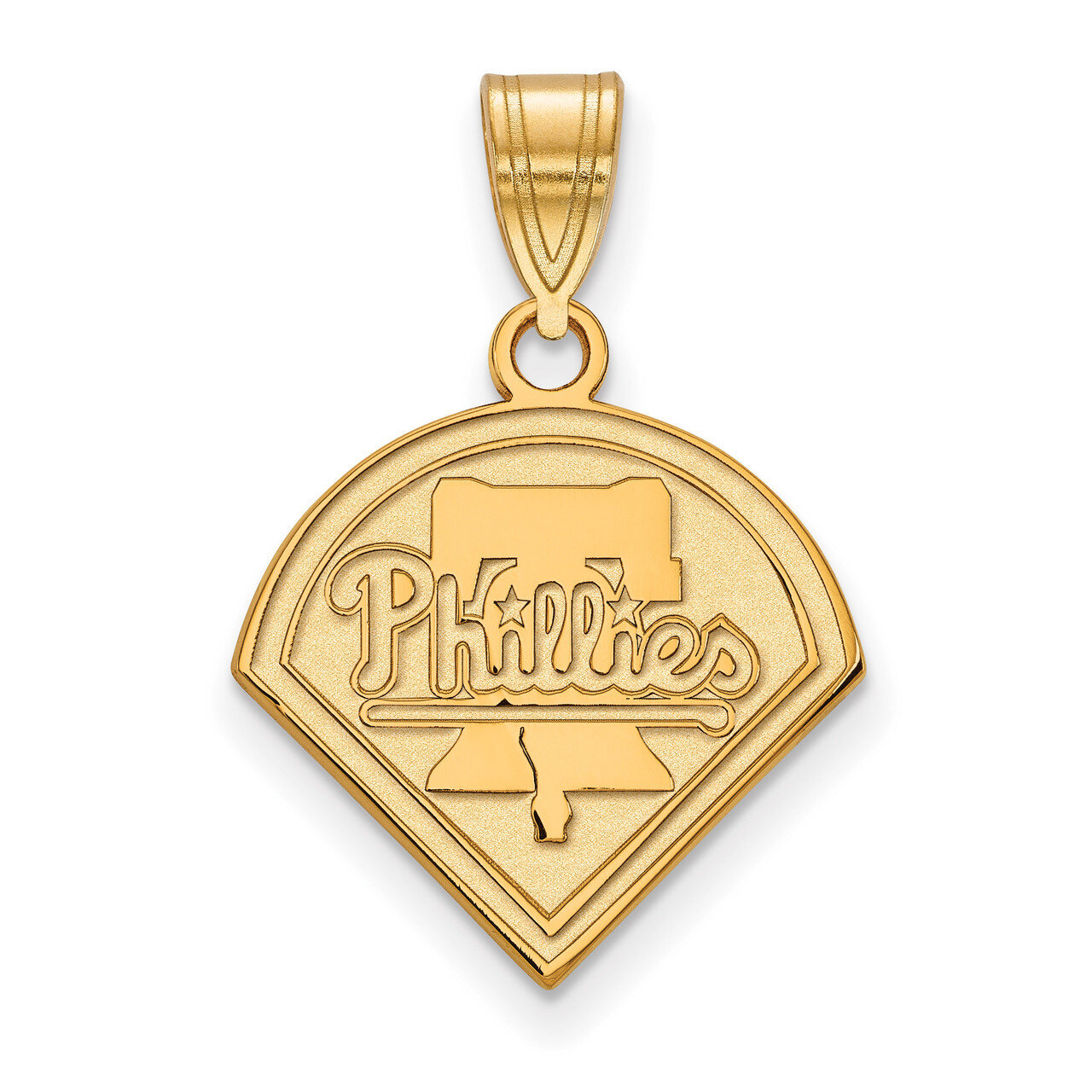 MLB Philadelphia Phillies Medium Pendant 10k Yellow Gold 1Y002PHI