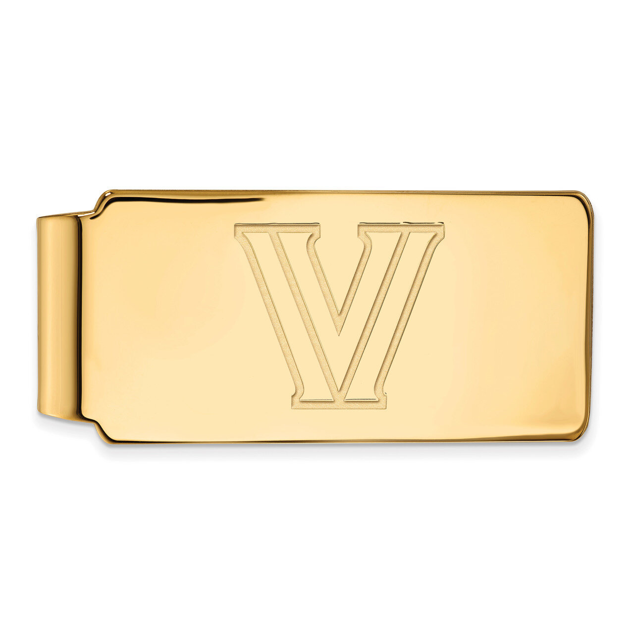 Villanova University Money Clip 10k Yellow Gold 1Y012VIL