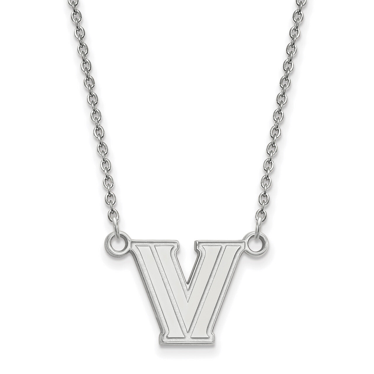 Villanova University Small Pendant with Necklace 14k White Gold 4W008VIL-18, MPN: 4W008VIL-18, 8867…