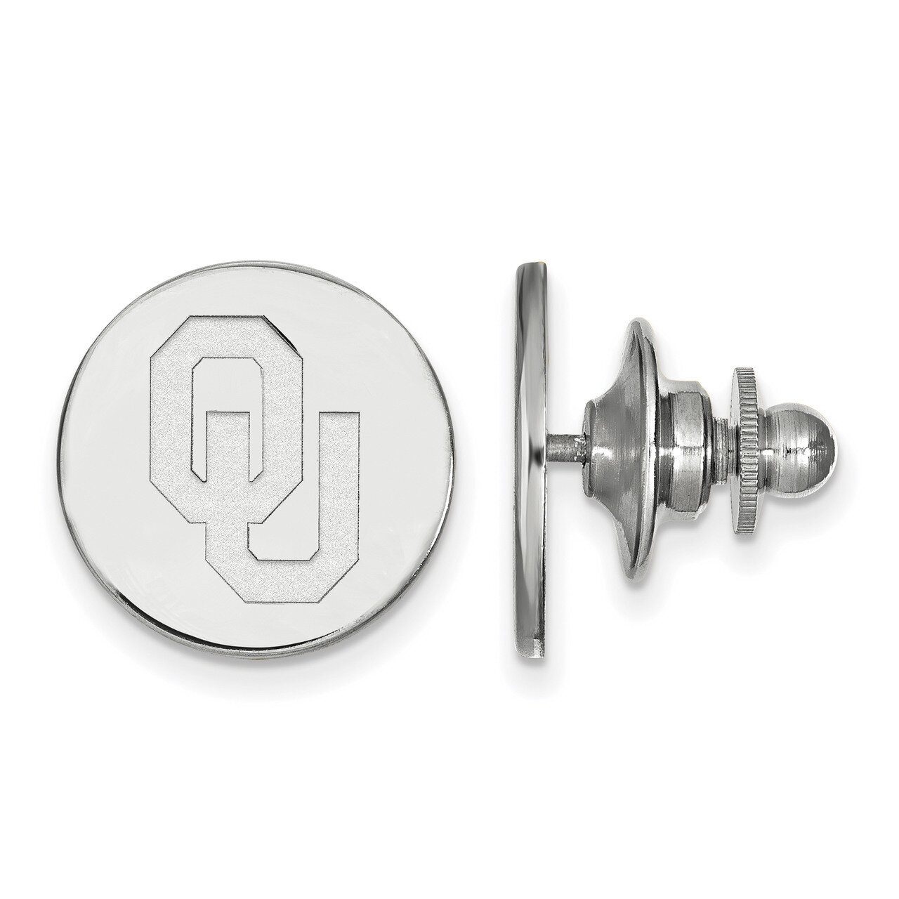 University of Oklahoma Tie Tac 14k White Gold 4W010UOK, MPN: 4W010UOK, 886774838281