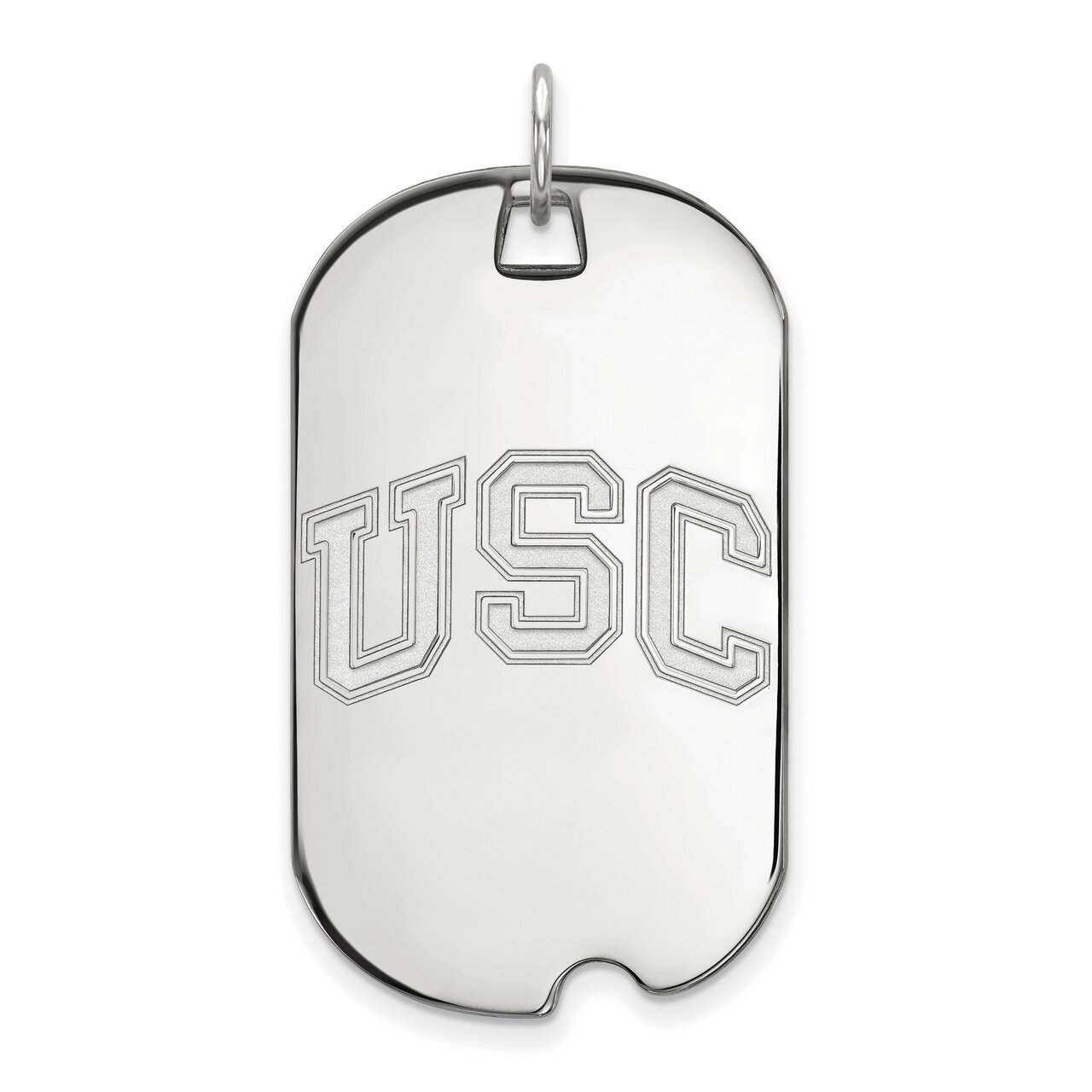 University of Southern California Large Dog Tag 14k White Gold 4W043USC, MPN: 4W043USC, 191101271083