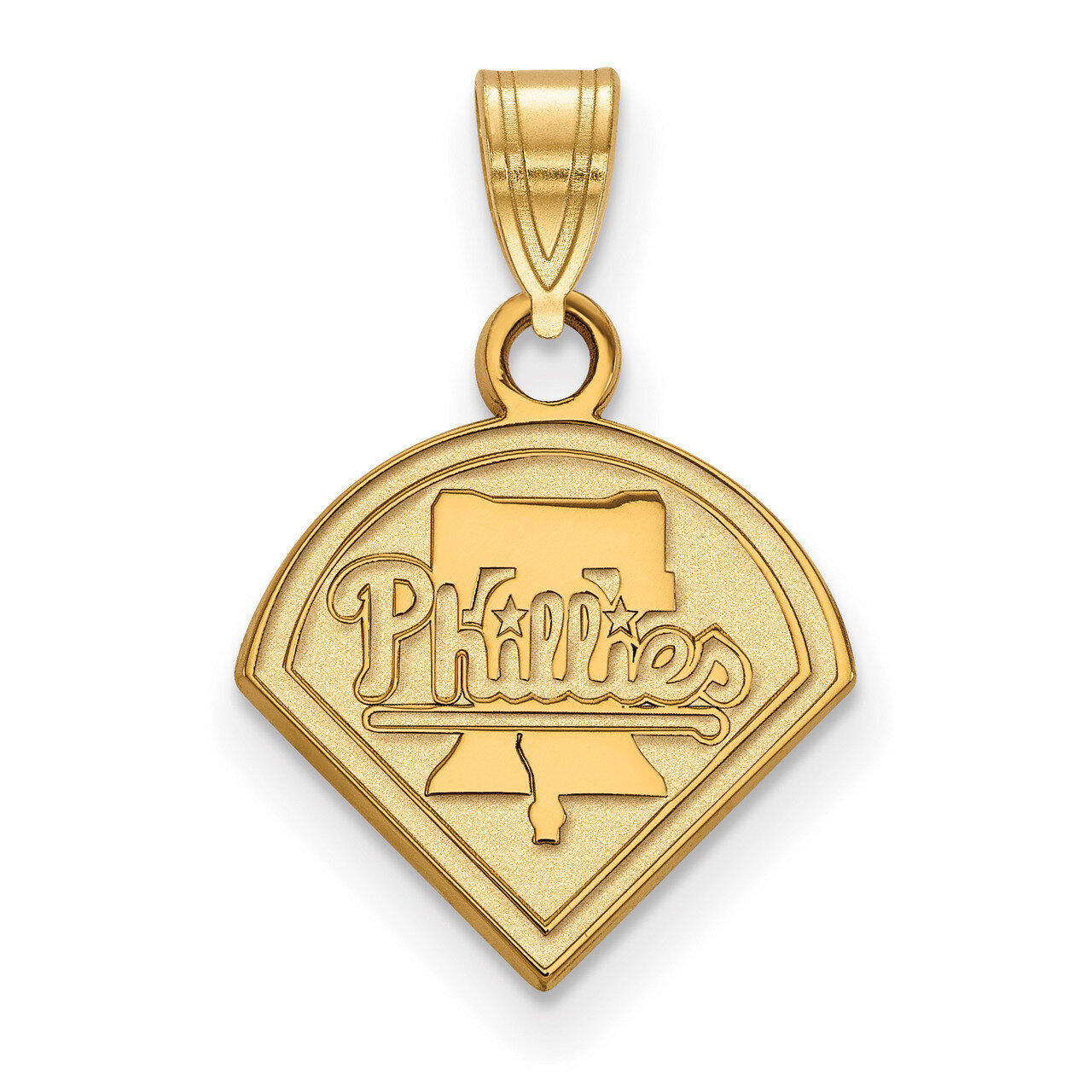 MLB Philadelphia Phillies Small Pendant 14k Yellow Gold 4Y001PHI, MPN: 4Y001PHI, 886774856490