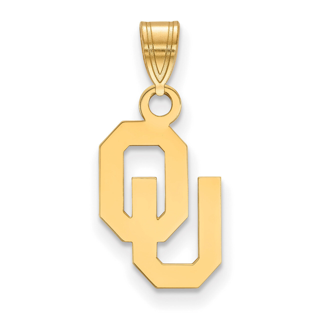 University of Oklahoma Small Pendant 14k Yellow Gold 4Y002UOK