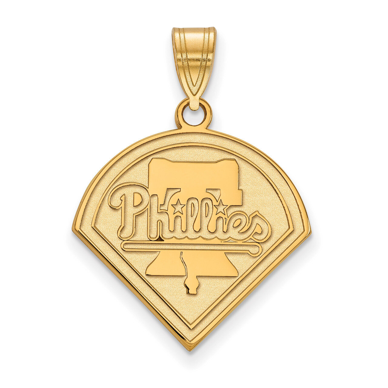 MLB Philadelphia Phillies Large Pendant 14k Yellow Gold 4Y003PHI