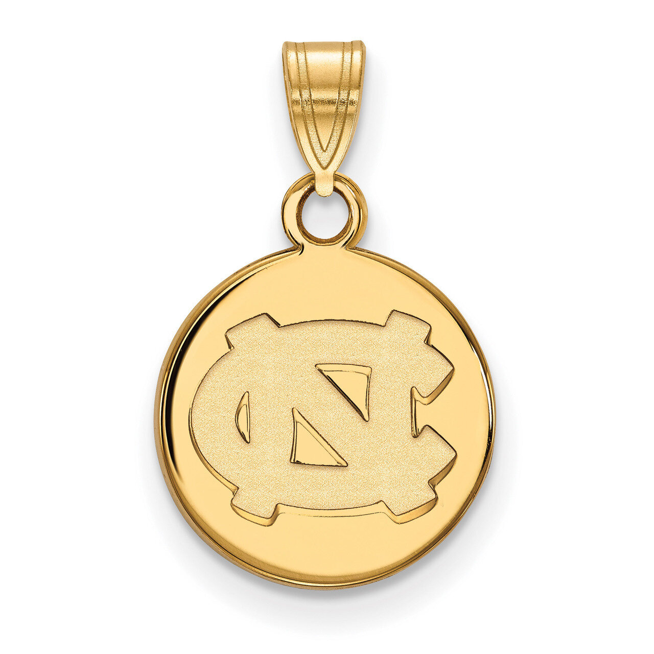 University of North Carolina Small Disc Pendant 14k Yellow Gold 4Y032UNC, MPN: 4Y032UNC, 1911011208…