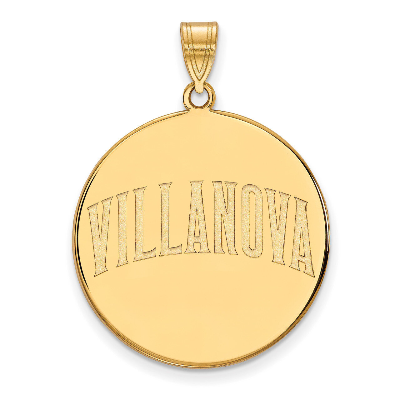 Villanova University x-Large Disc Pendant 14k Yellow Gold 4Y046VIL, MPN: 4Y046VIL, 886774883076