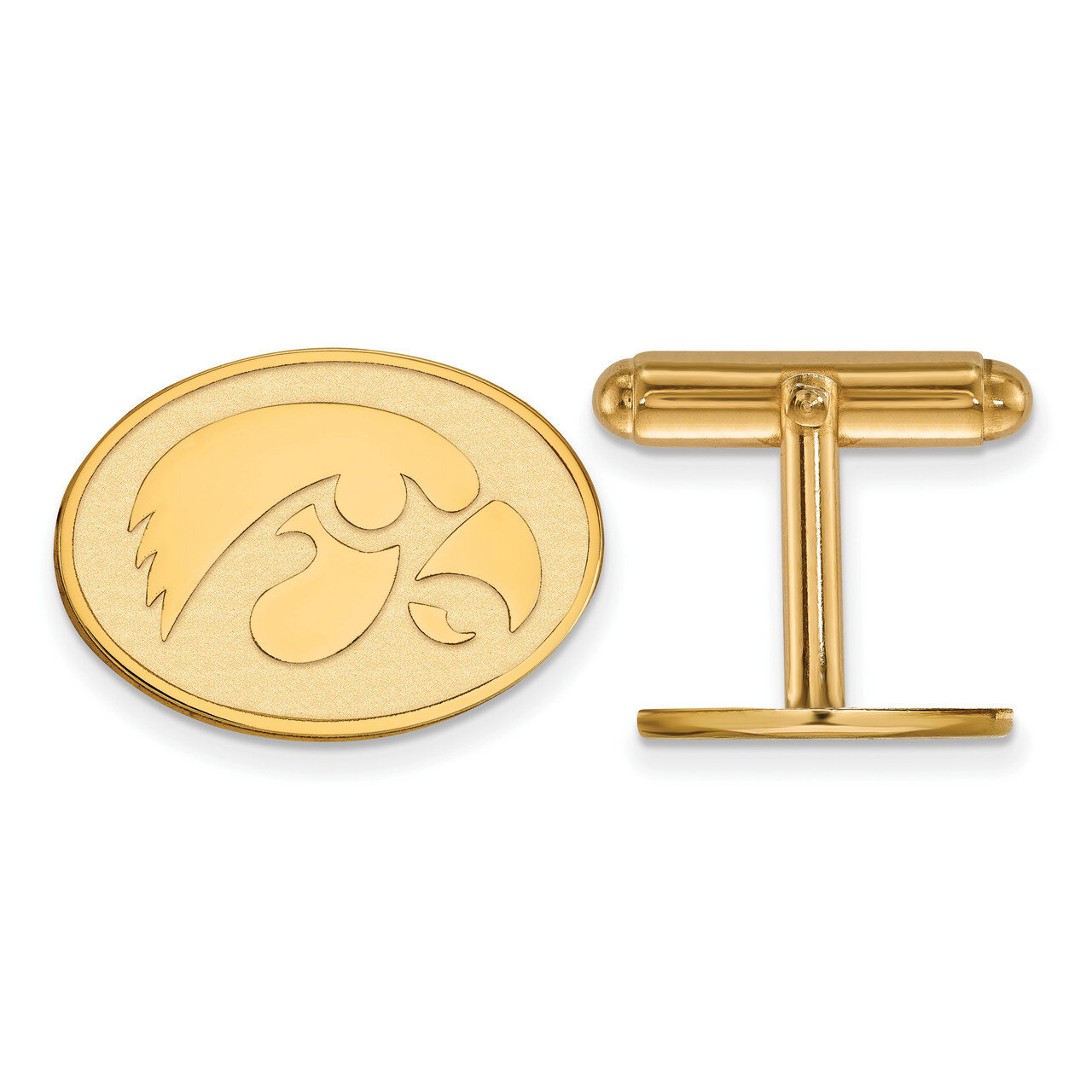 University of Iowa Cufflinks 14k Yellow Gold 4Y053UIA, MPN: 4Y053UIA, 886774884660