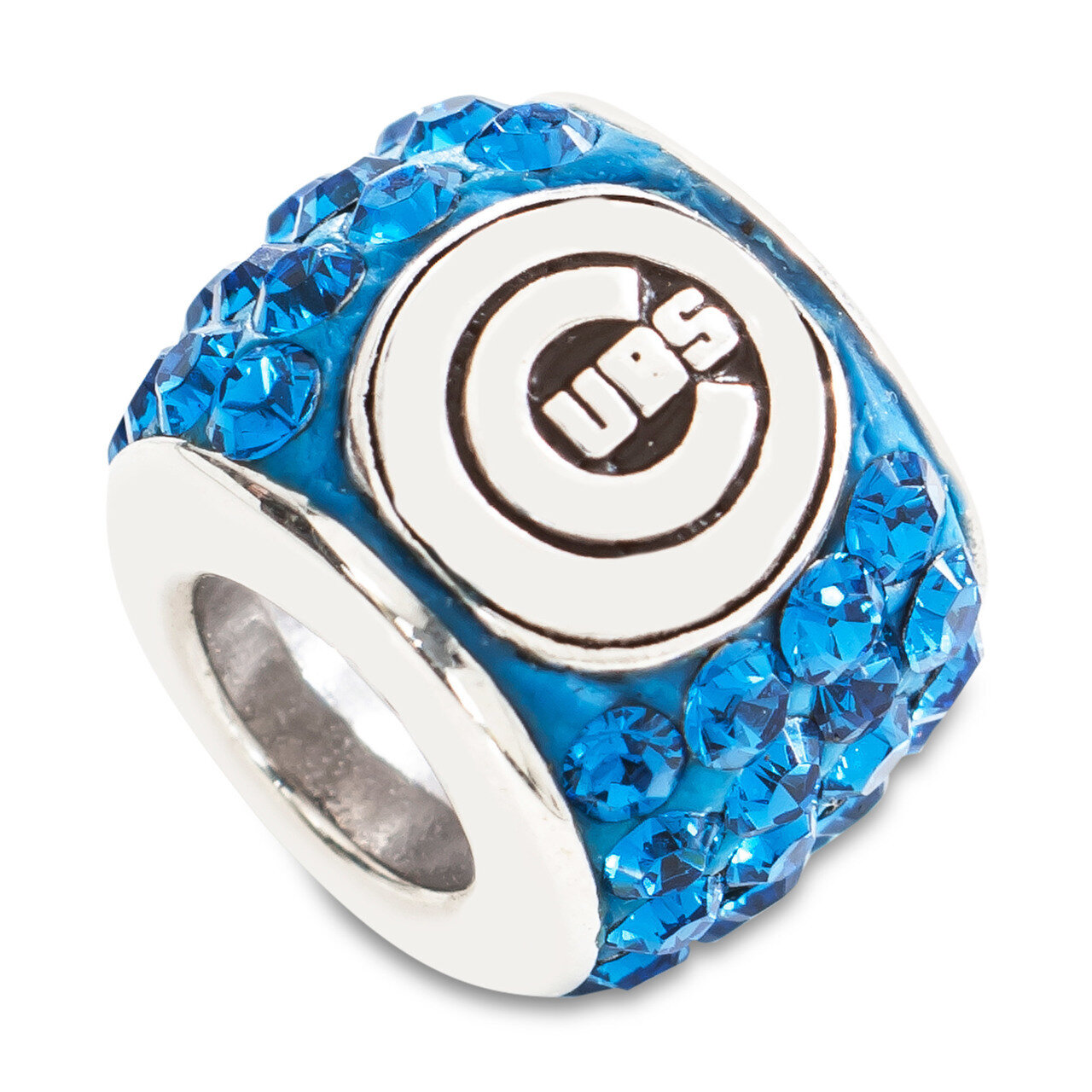 Chicago Cubs Premier Bead Charm Sterling Silver CUB070CHM-SS, MPN: CUB070CHM-SS, 634401995360