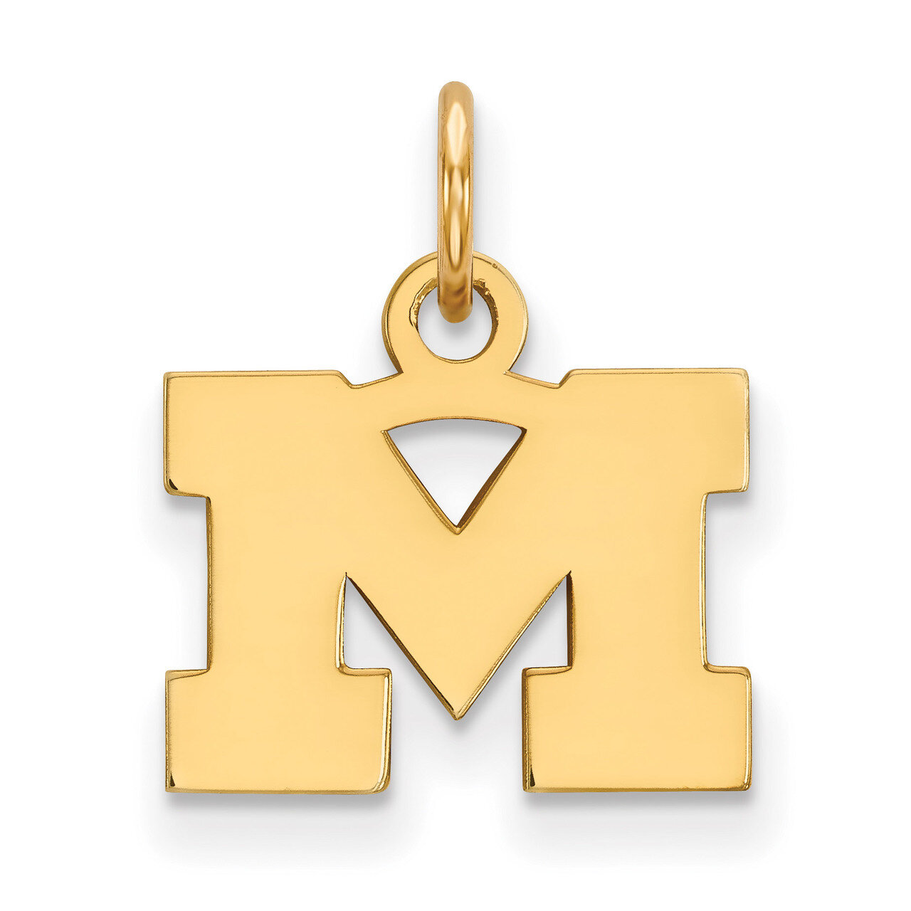 Michigan University of x-Small Pendant Gold-plated Sterling Silver GP001UM
