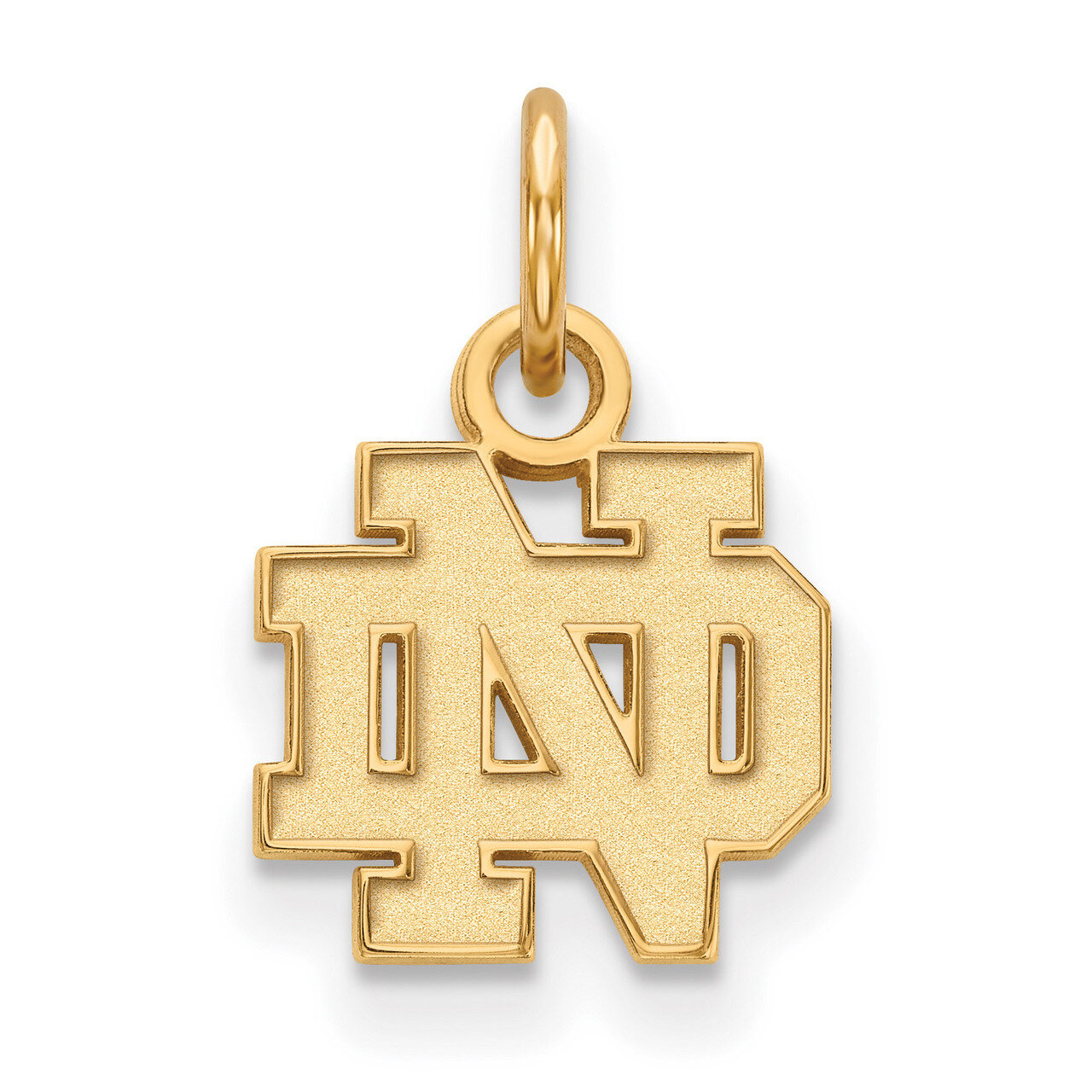University of Notre Dame x-Small Pendant Gold-plated Sterling Silver GP001UND