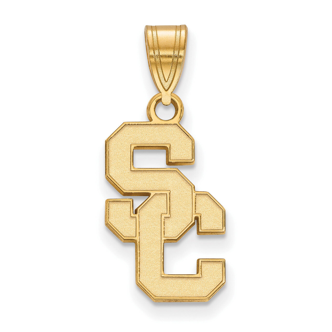 University of Southern California Medium Pendant Gold-plated Sterling Silver GP003USC