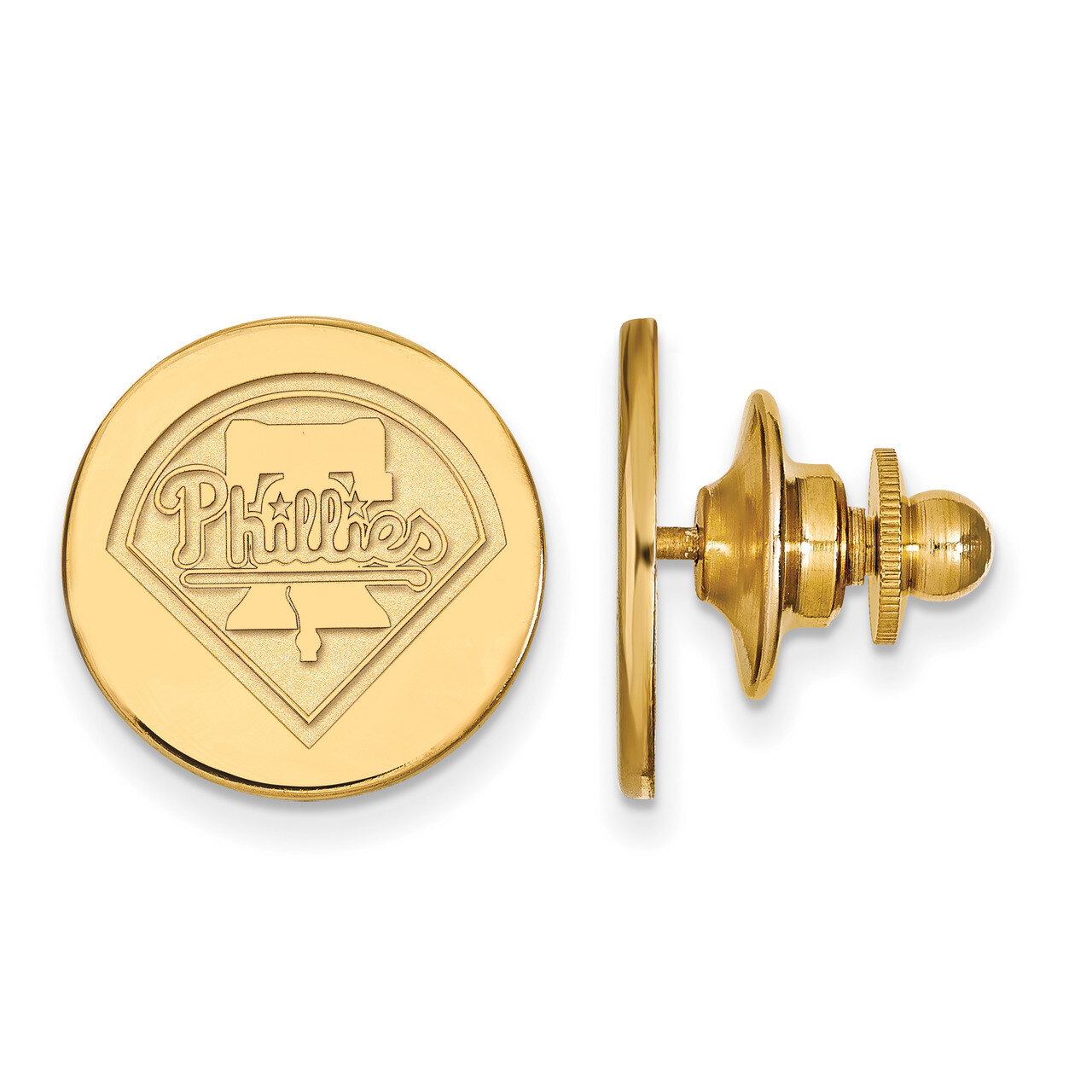 MLB Philadelphia Phillies Lapel Pin Gold-plated Sterling Silver GP004PHI