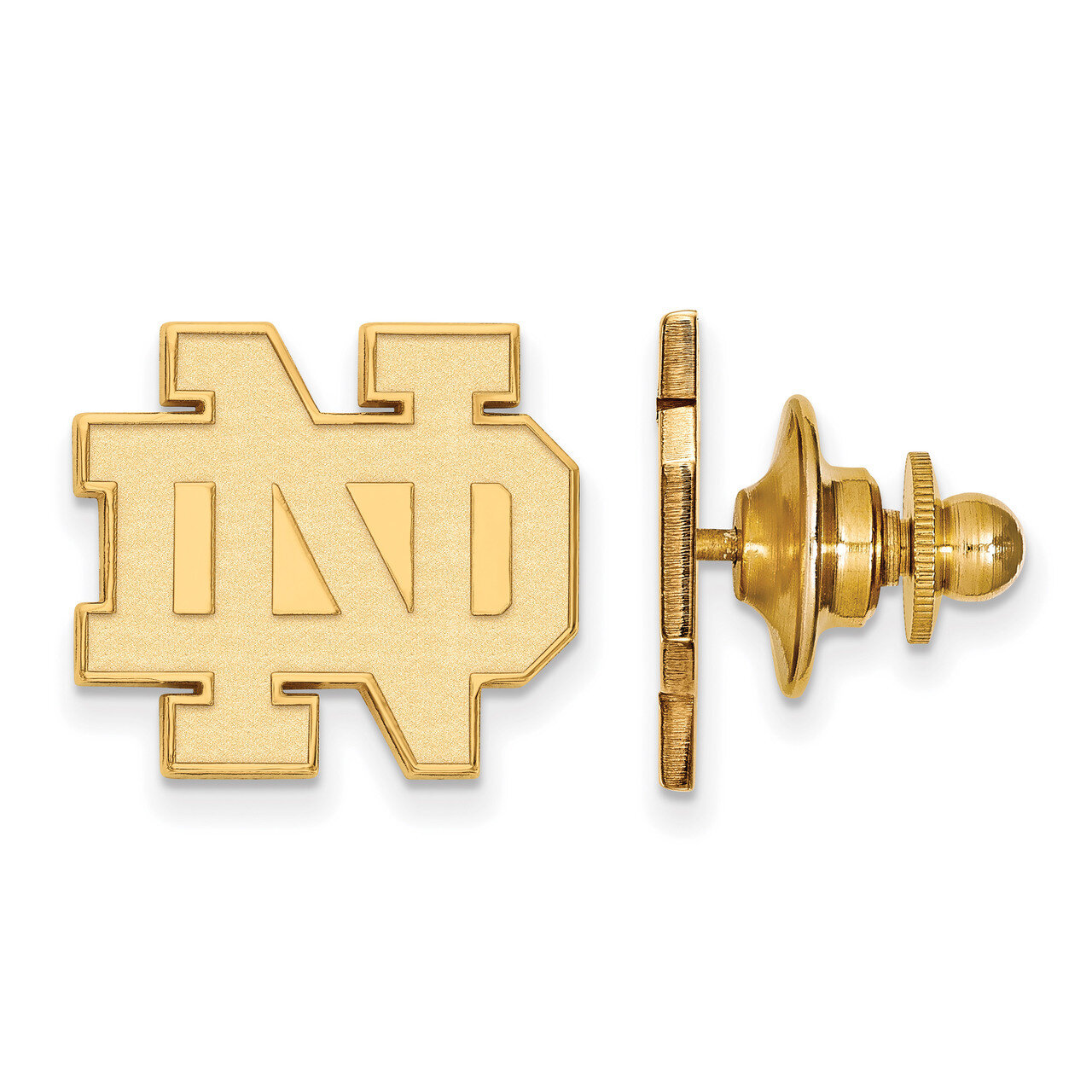 University of Notre Dame Tie Tac Gold-plated Sterling Silver GP010UND