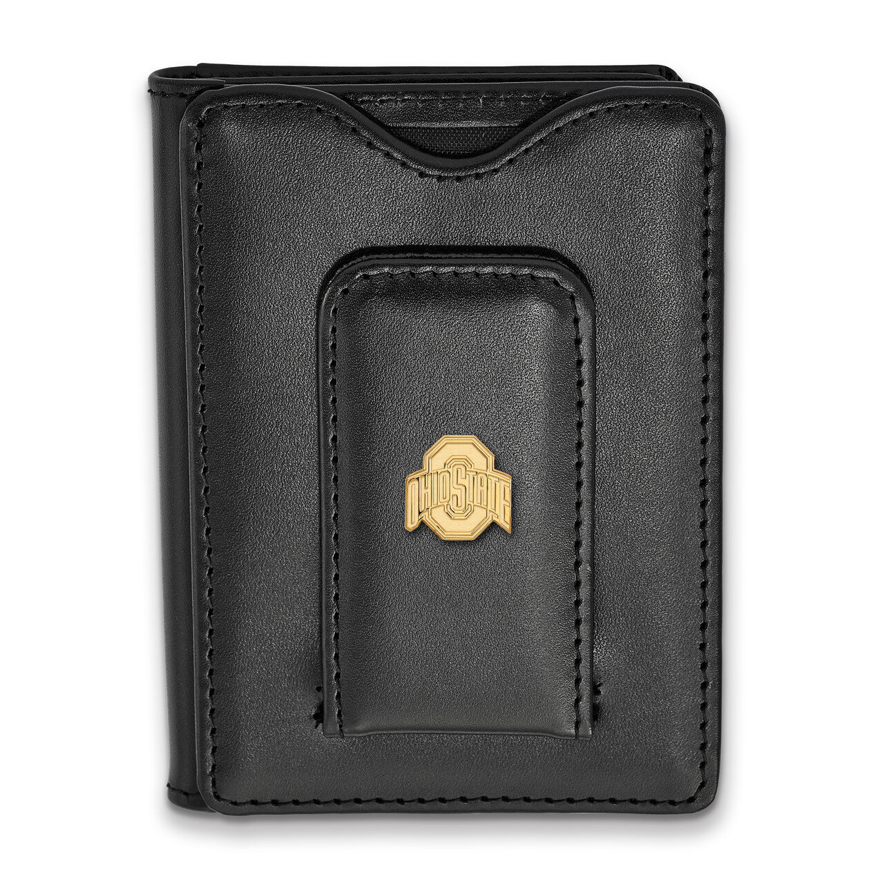 Ohio State University Black Leather Wallet Gold-plated Sterling Silver GP013OSU-W1, MPN: GP013OSU-W…