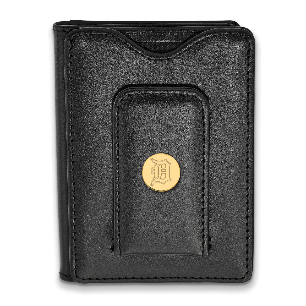 MLB Detroit Tigers Black Leather Wallet Gold-plated Sterling Silver GP013TIG-W1, MPN: GP013TIG-W1, …
