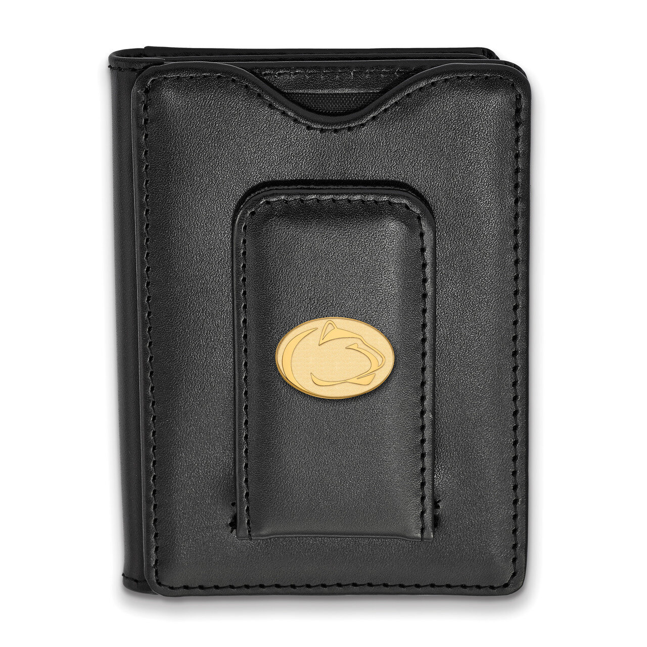 Penn State University Black Leather Wallet Gold-plated Sterling Silver GP016PSU-W1, MPN: GP016PSU-W…