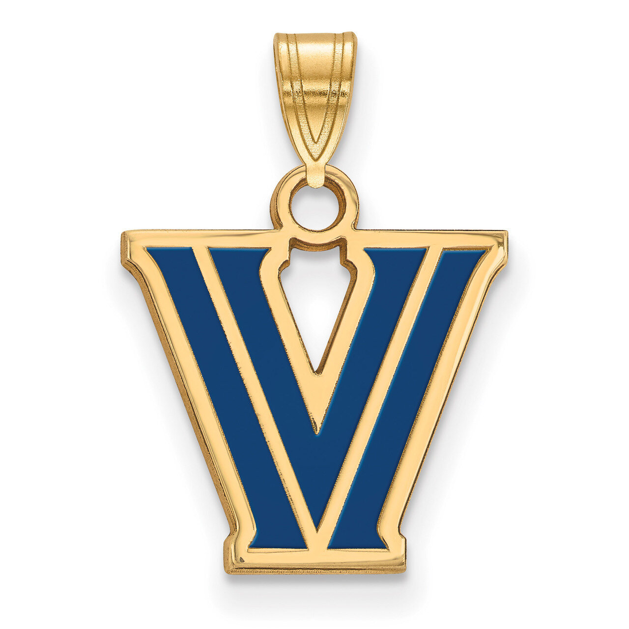 Villanova University Small Enamel Pendant Gold-plated Sterling Silver GP017VIL, MPN: GP017VIL, 8867…