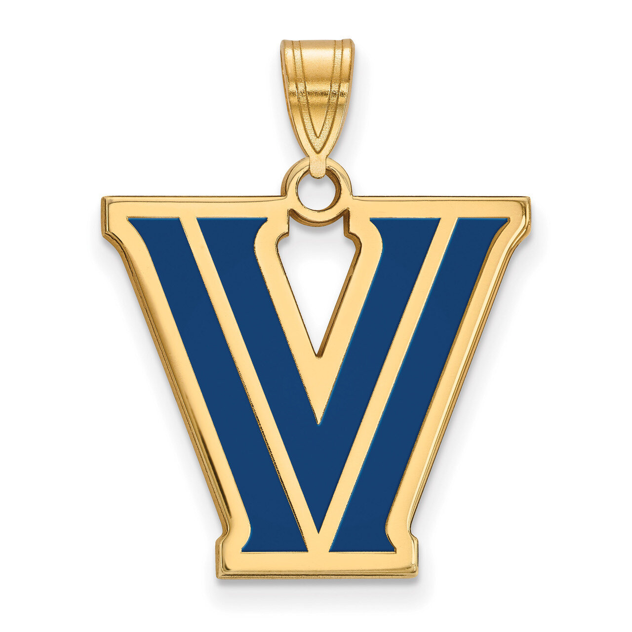 Villanova University Large Enamel Pendant Gold-plated Sterling Silver GP018VIL, MPN: GP018VIL, 8867…