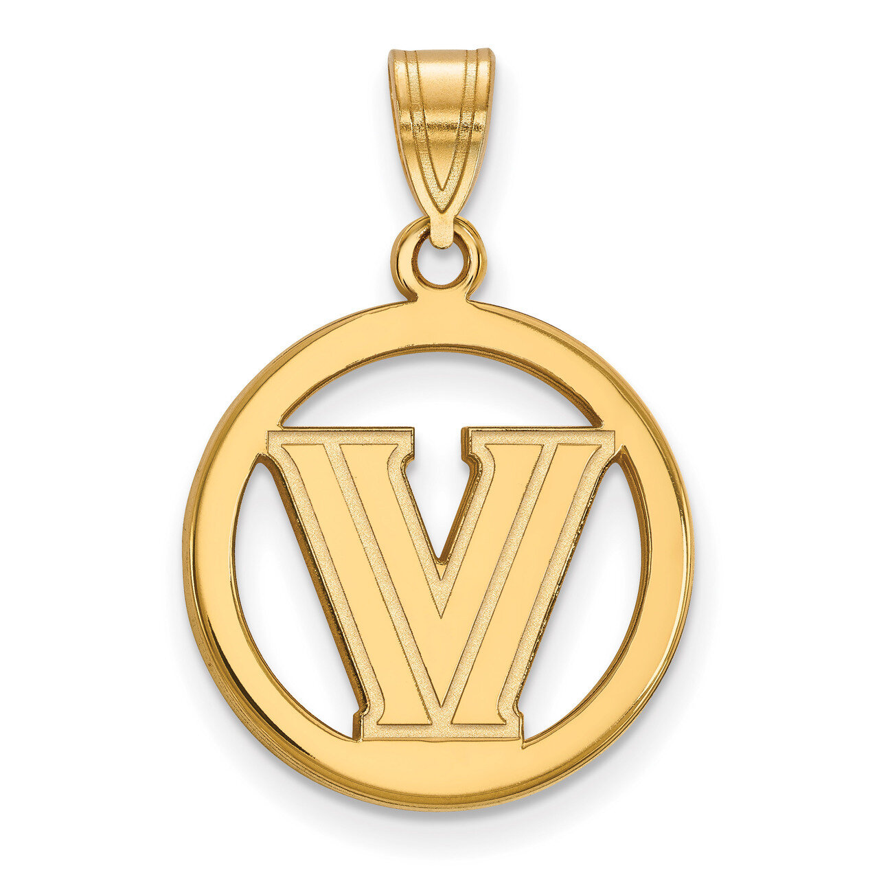 Villanova University Sm Pendant in Circle Gold-plated Sterling Silver GP019VIL, MPN: GP019VIL, 8867…