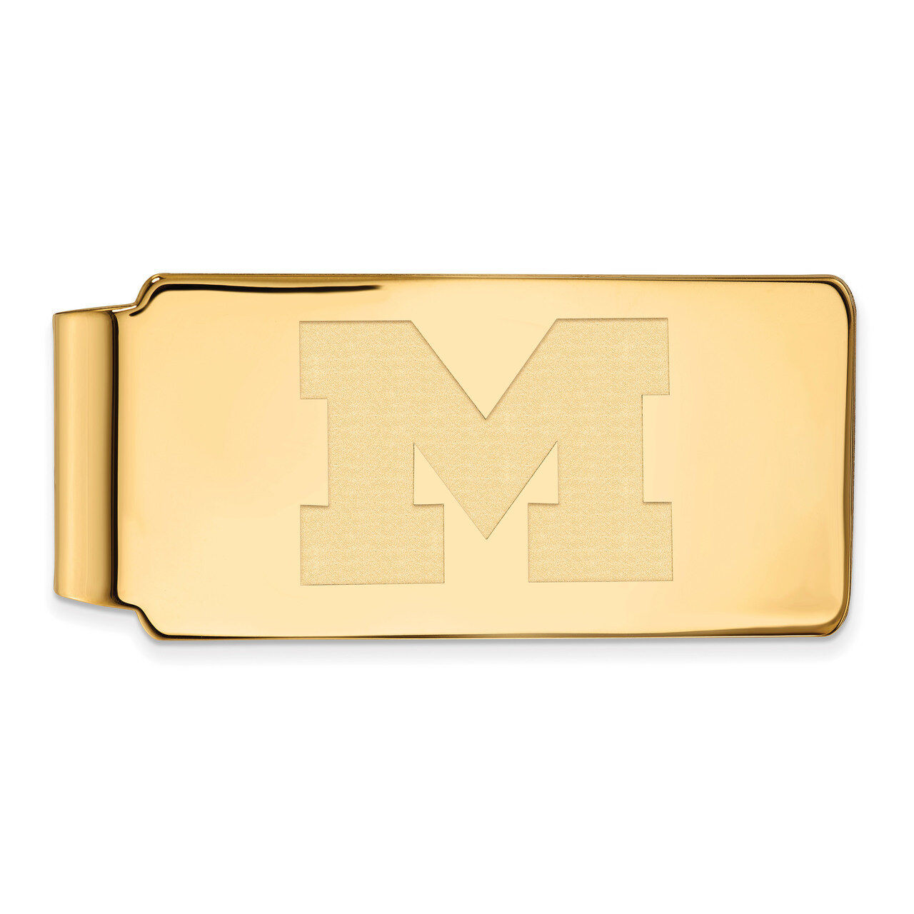 Michigan University of Money Clip Gold-plated Sterling Silver GP024UM