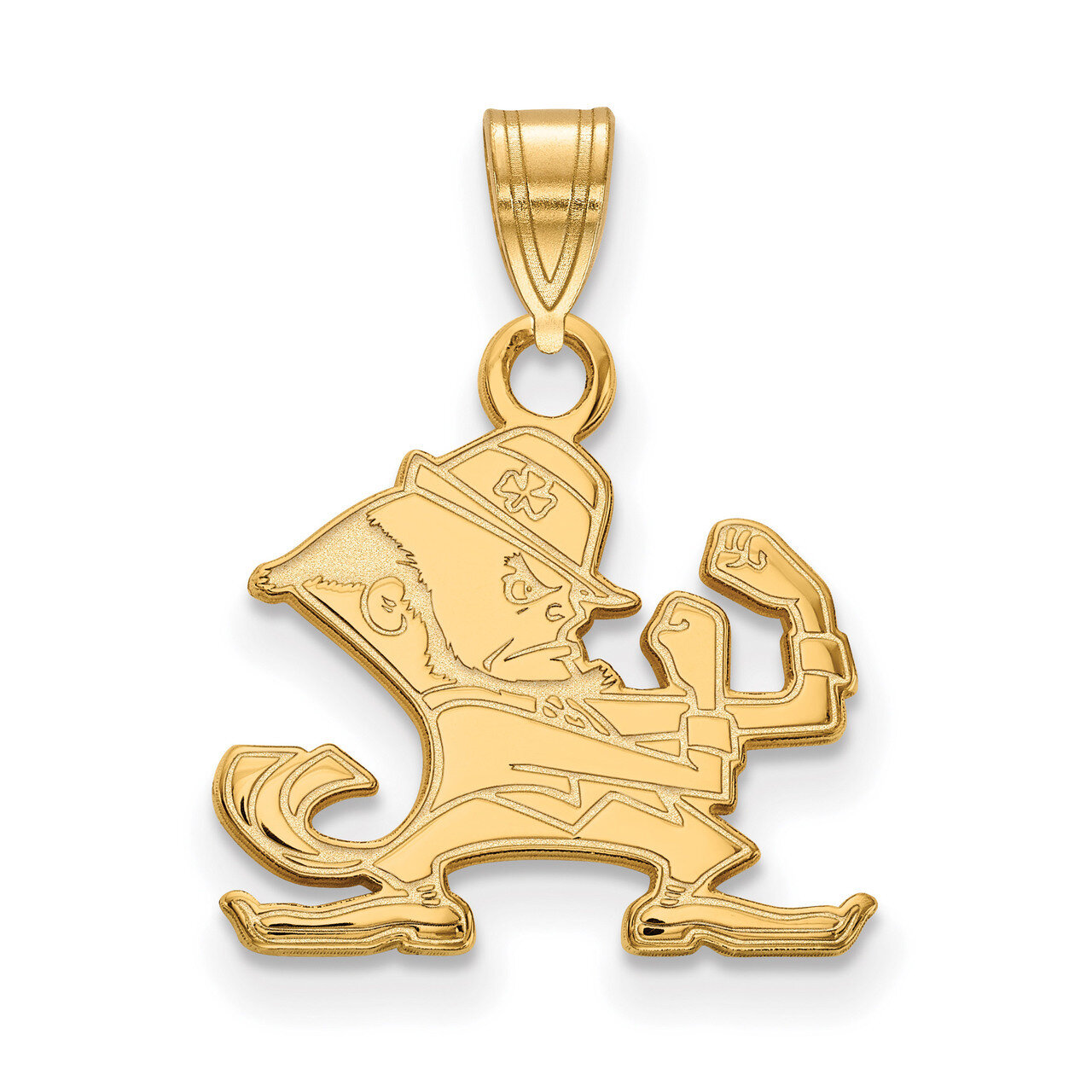 University of Notre Dame Small Pendant Gold-plated Sterling Silver GP044UND