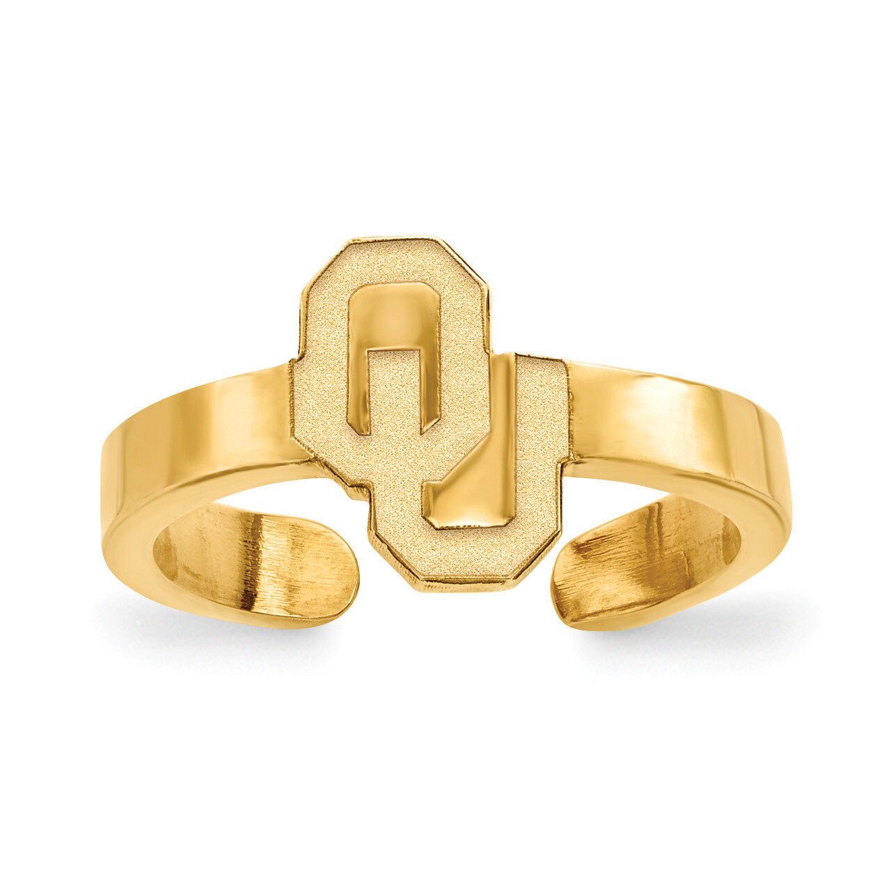 University of Oklahoma Toe Ring Gold-plated Sterling Silver GP059UOK, MPN: GP059UOK, 886774950570