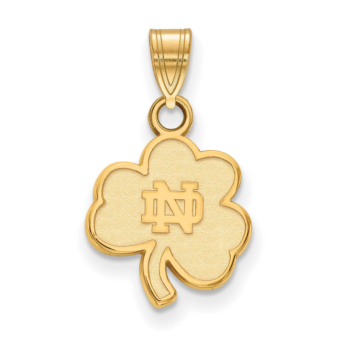 University of Notre Dame Small Pendant Gold-plated Sterling Silver GP061UND