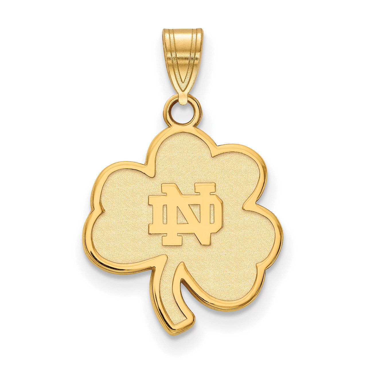 University of Notre Dame Medium Pendant Gold-plated Sterling Silver GP062UND