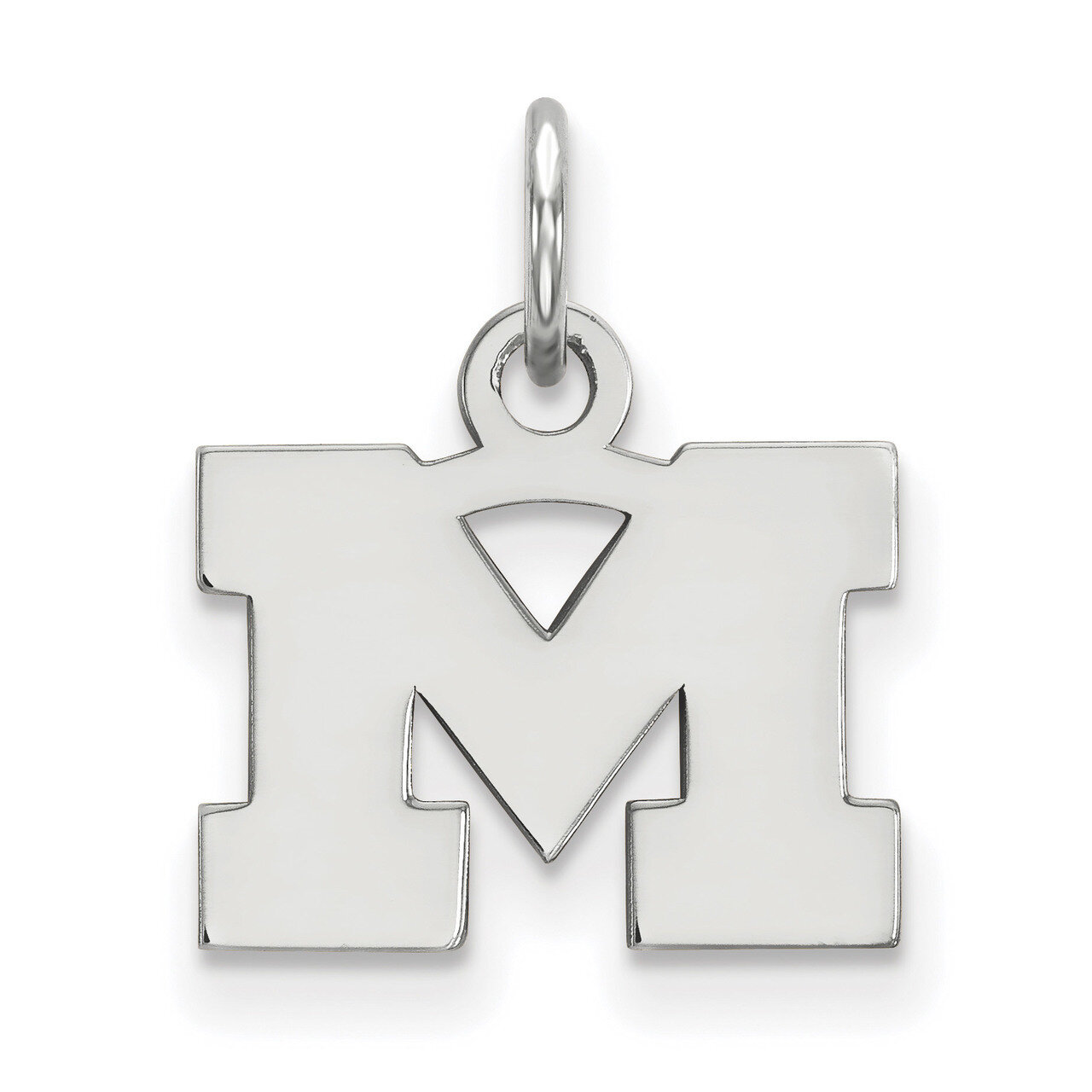 Michigan University of x-Small Pendant Sterling Silver SS001UM