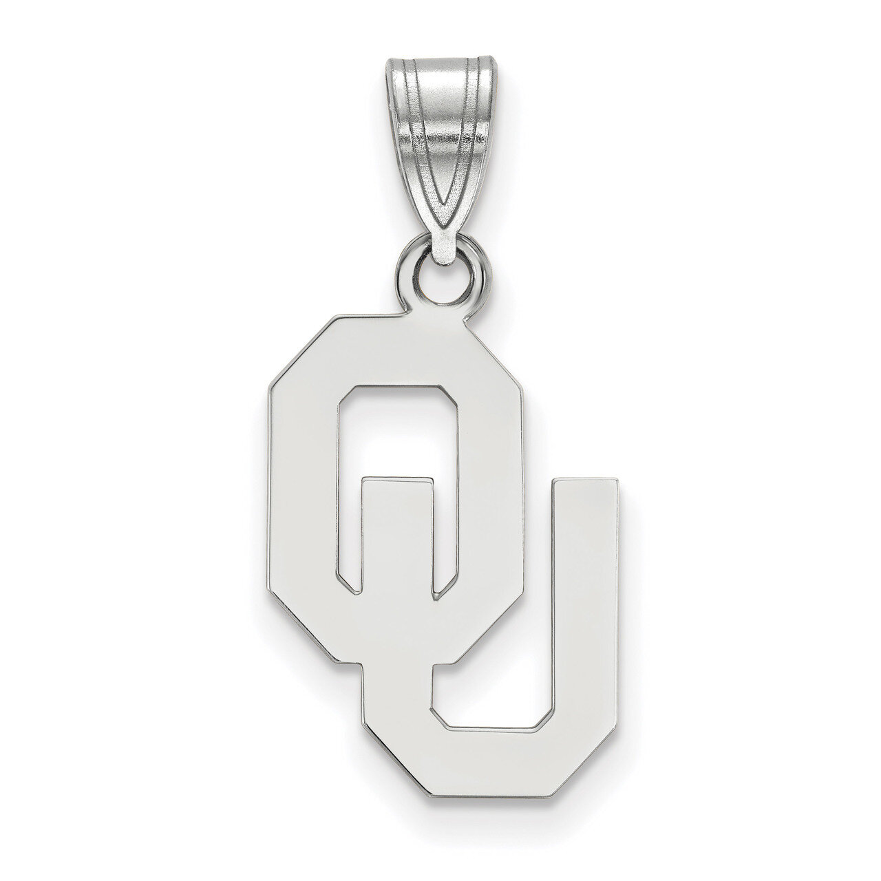 University of Oklahoma Medium Pendant Sterling Silver SS003UOK